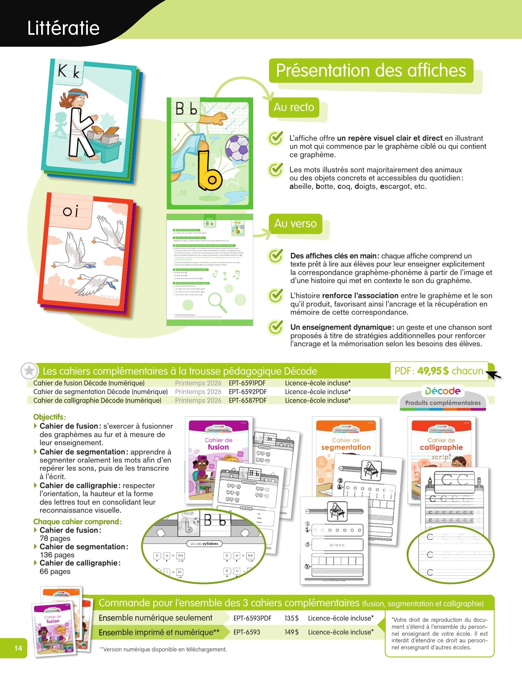Les Éditions Passe-Temps Educational Products Catalog Flyer April 1, 2026 - June 30, 2027