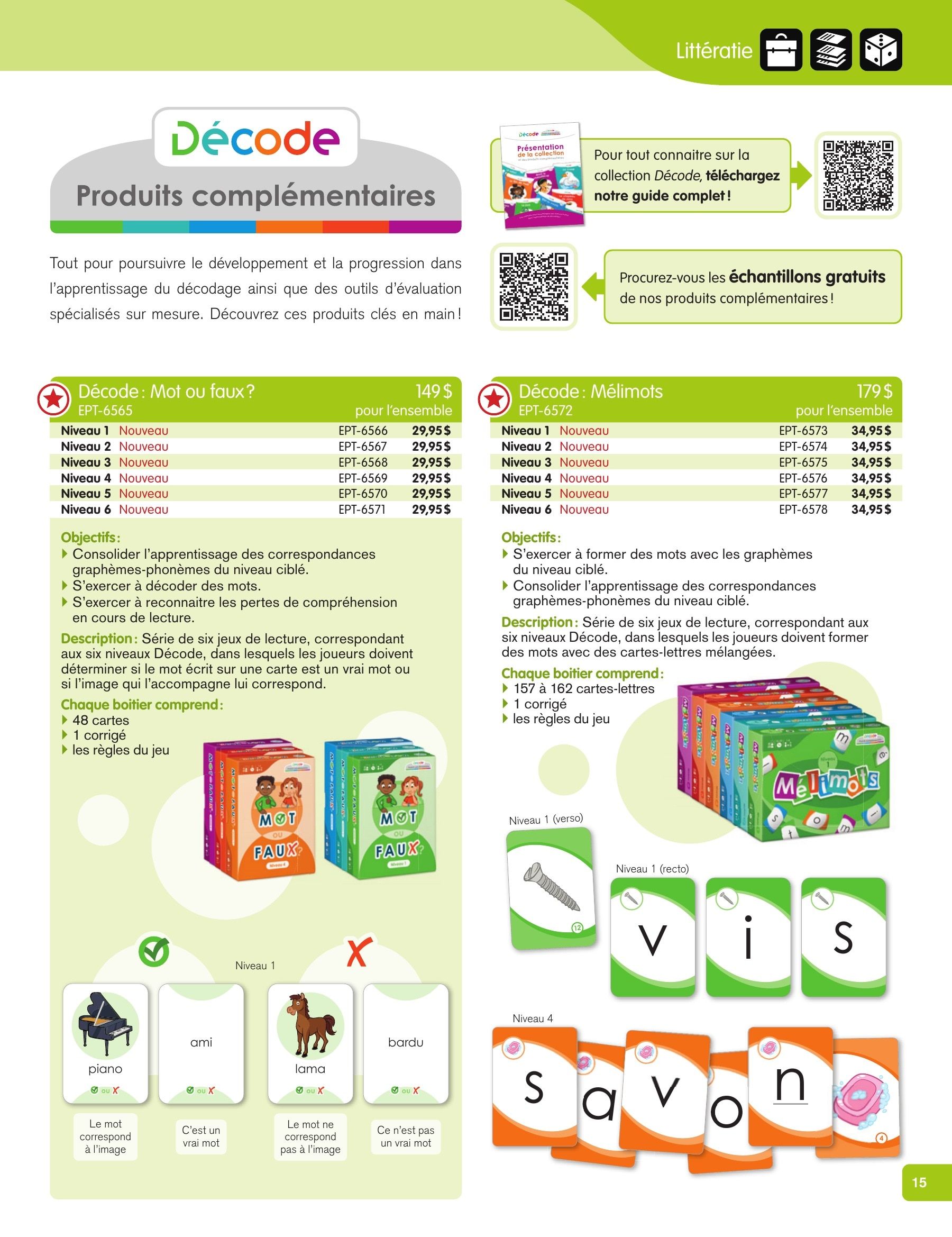 Les Éditions Passe-Temps Educational Products Catalog Flyer April 1, 2026 - June 30, 2027