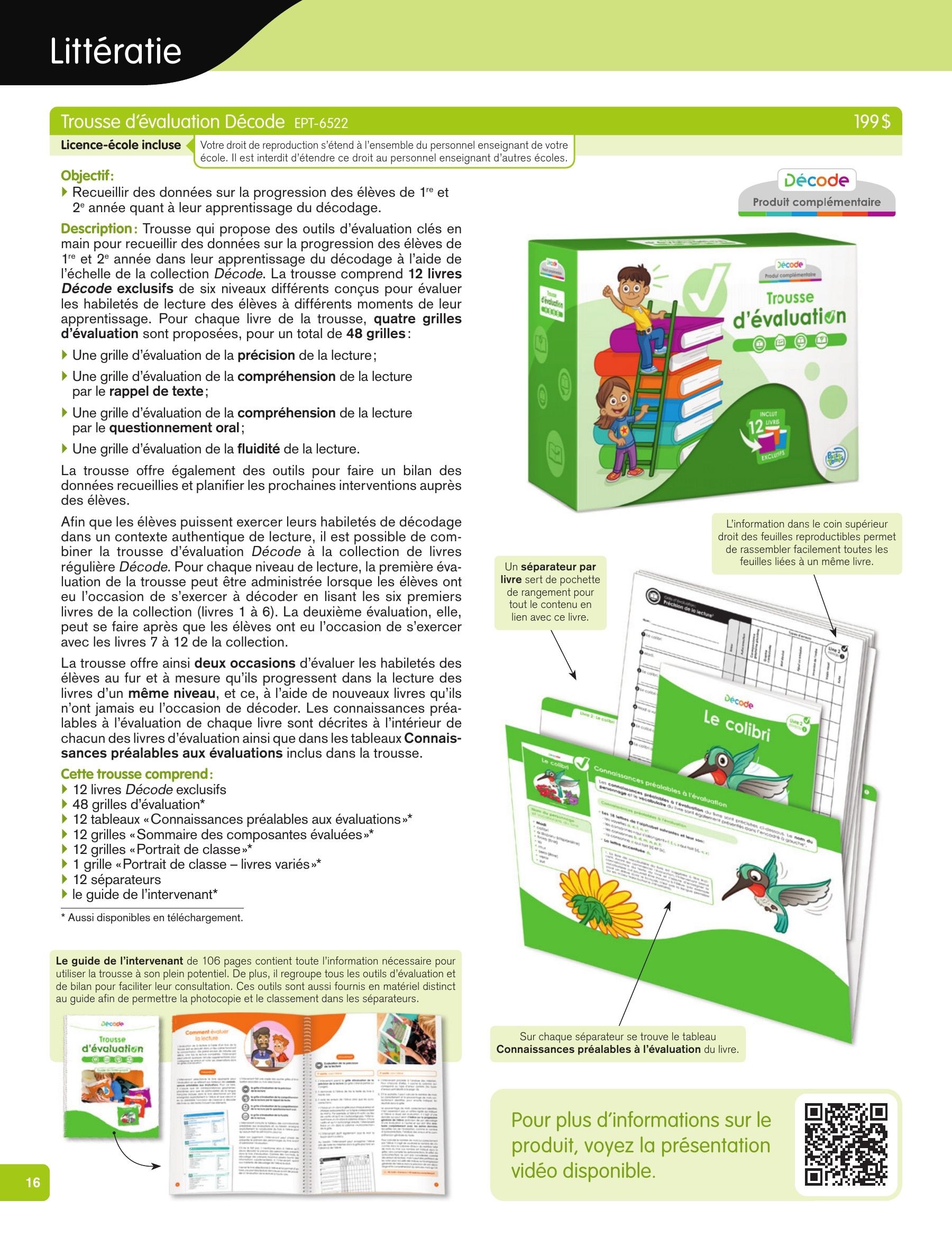 Les Éditions Passe-Temps Educational Products Catalog Flyer April 1, 2026 - June 30, 2027