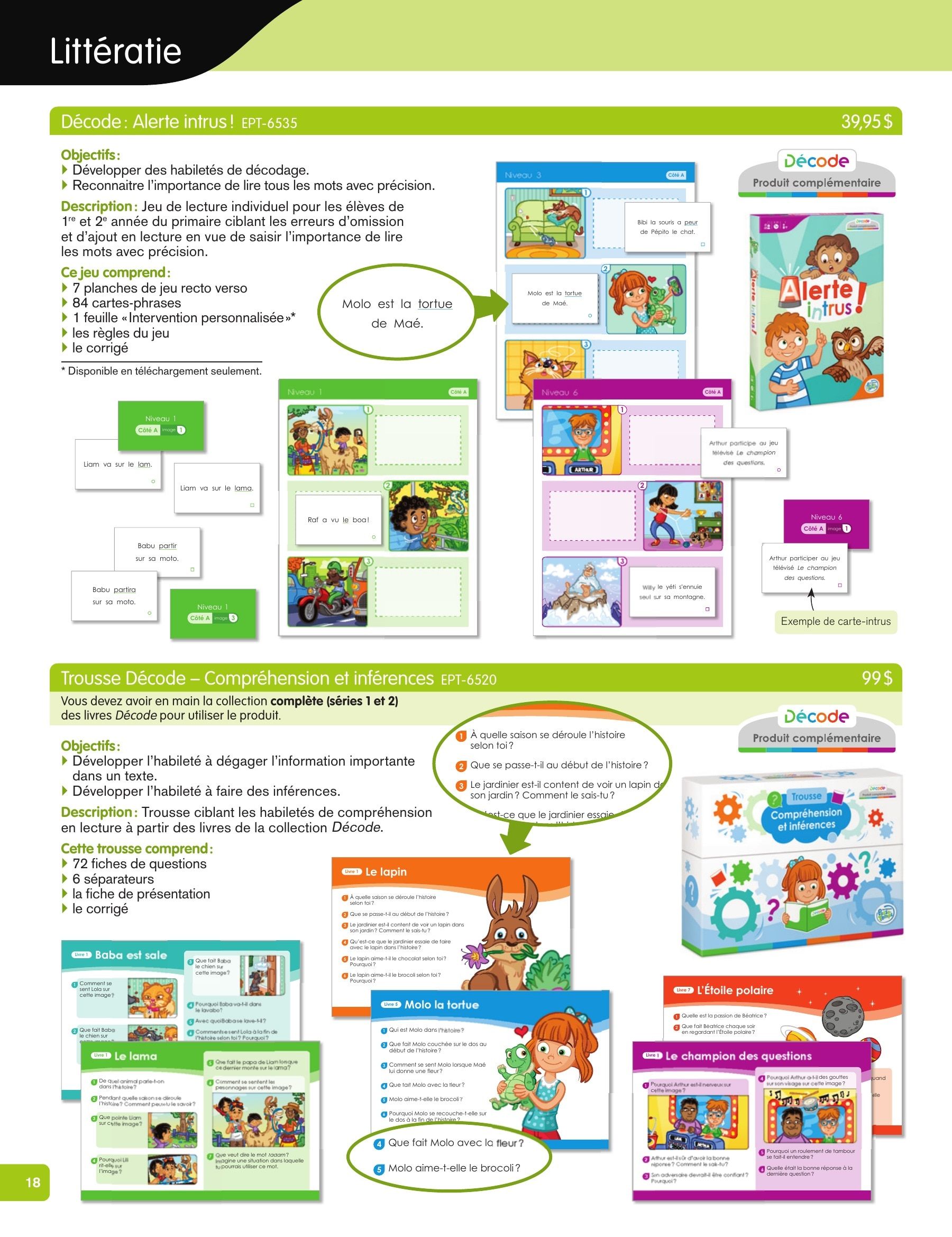 Les Éditions Passe-Temps Educational Products Catalog Flyer April 1, 2026 - June 30, 2027