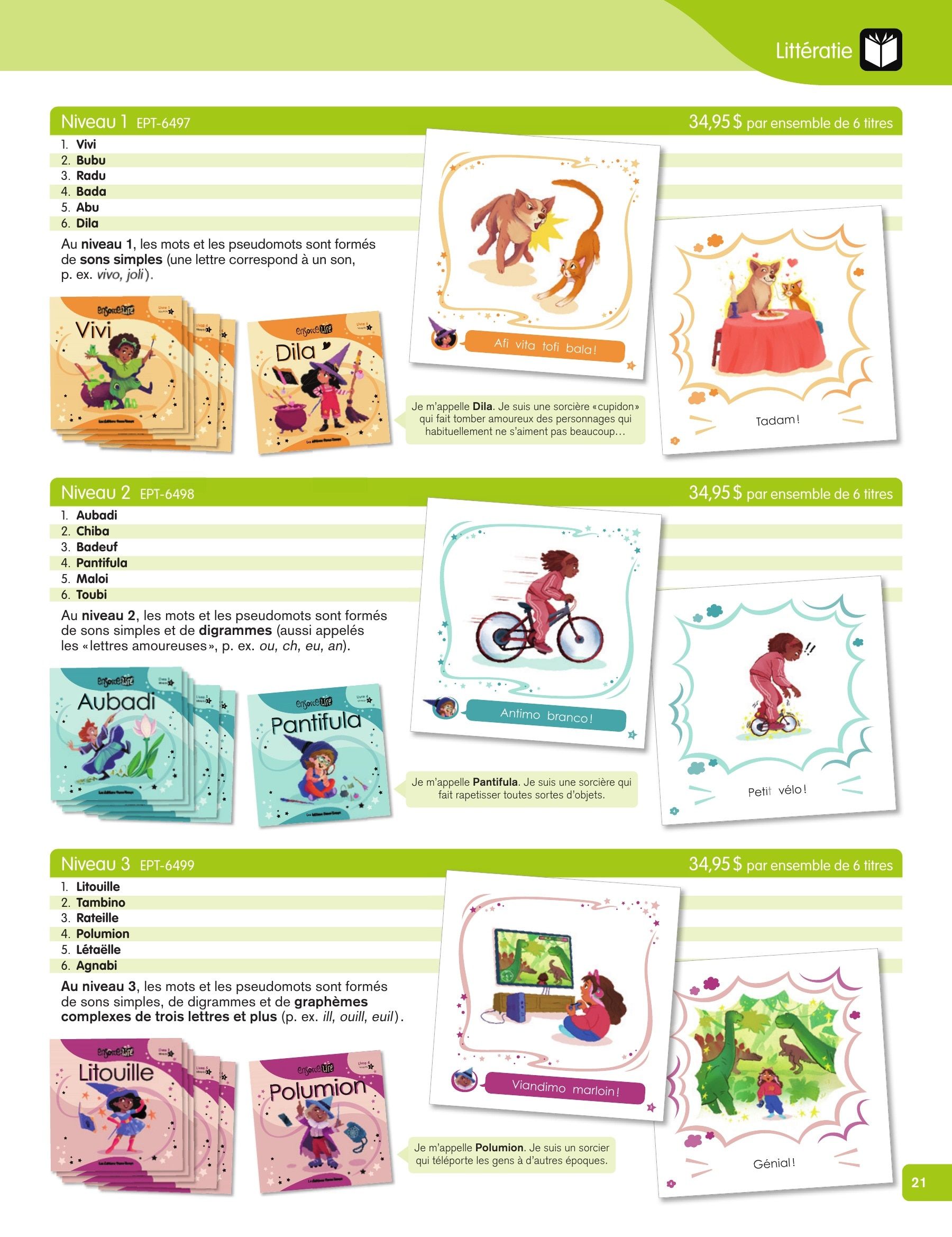 Les Éditions Passe-Temps Educational Products Catalog Flyer April 1, 2026 - June 30, 2027