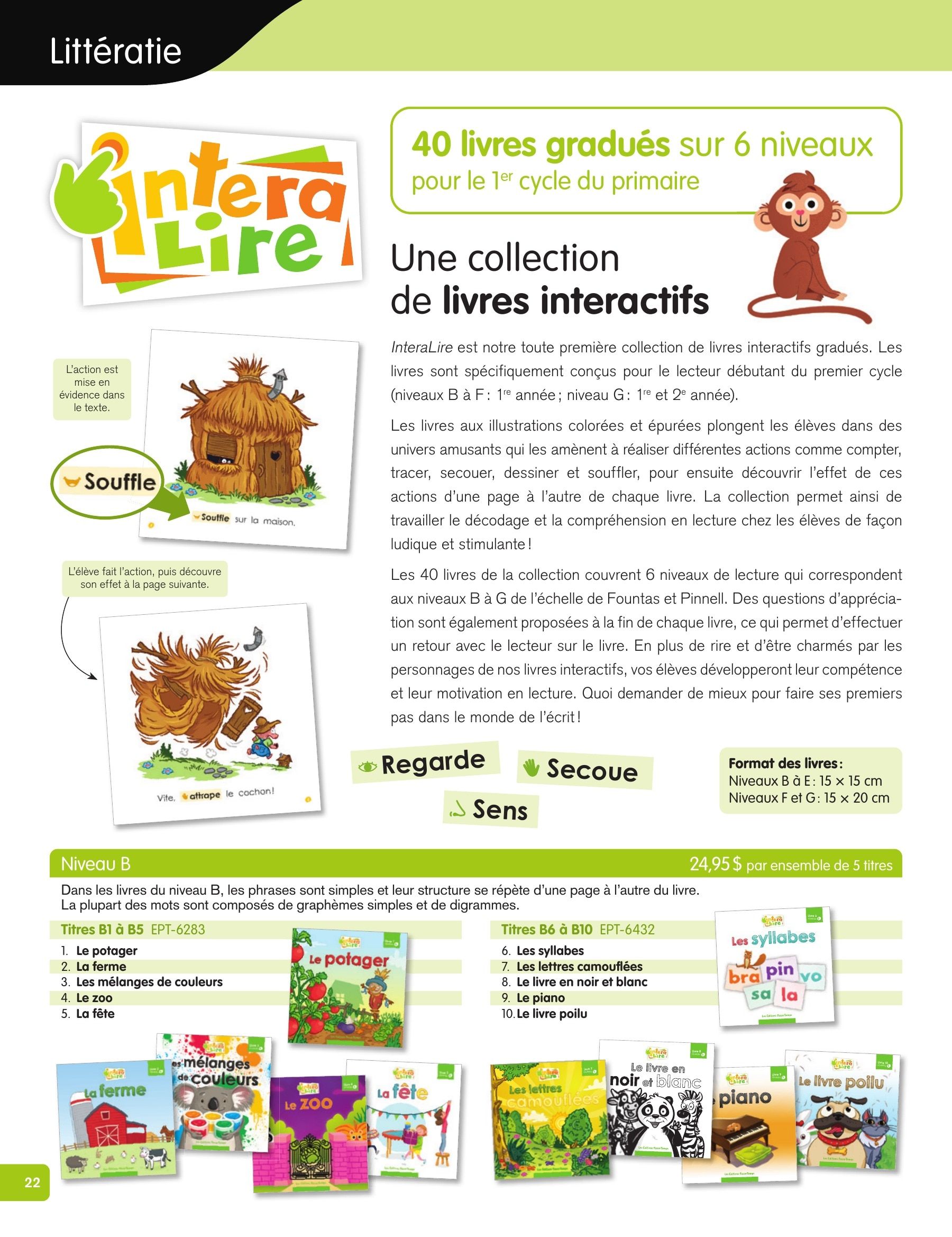 Les Éditions Passe-Temps Educational Products Catalog Flyer April 1, 2026 - June 30, 2027
