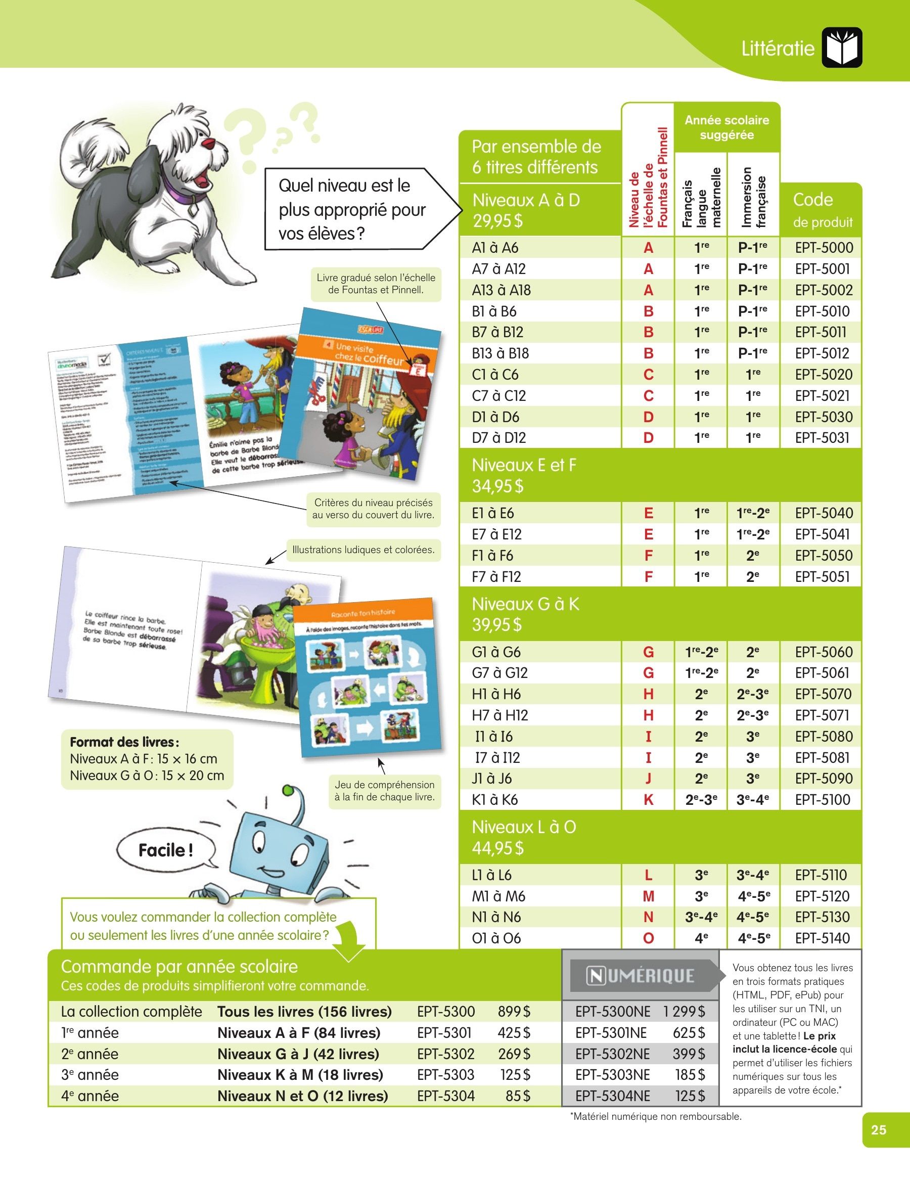 Les Éditions Passe-Temps Educational Products Catalog Flyer April 1, 2026 - June 30, 2027