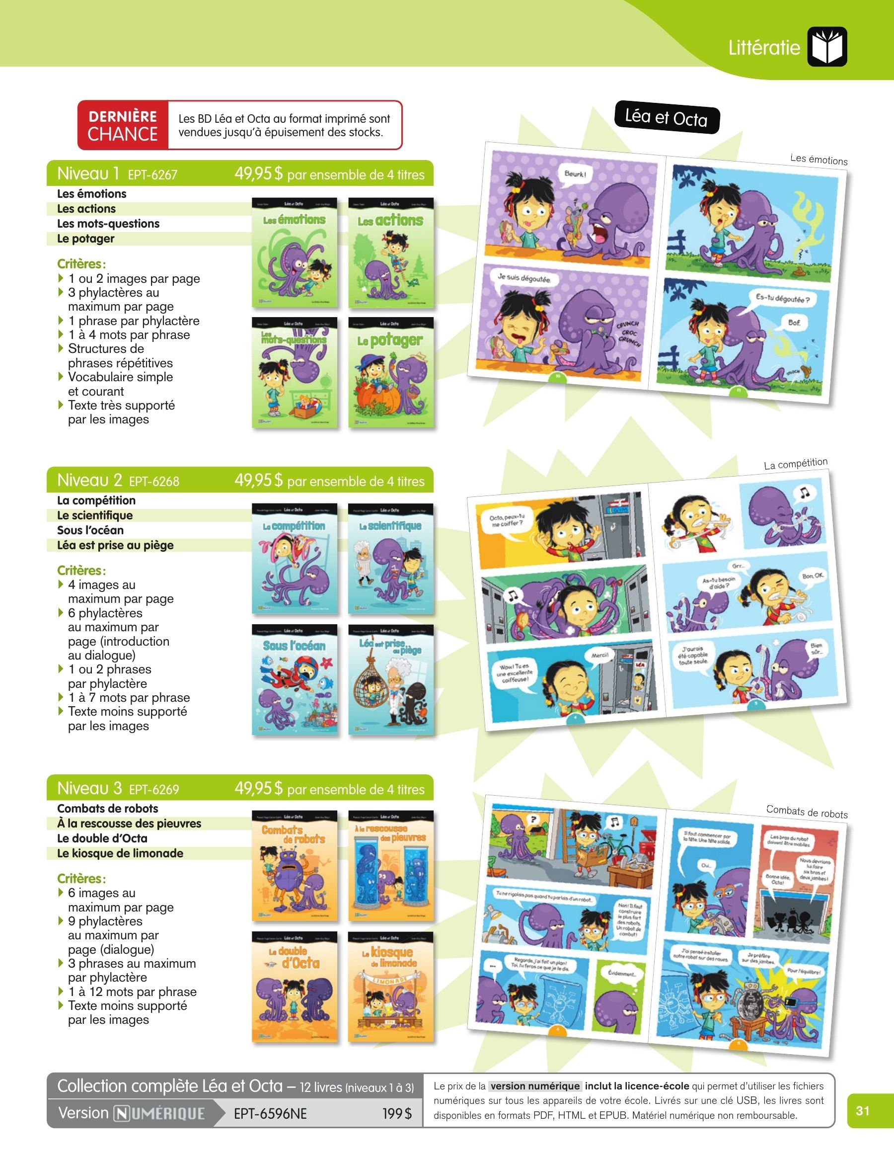 Les Éditions Passe-Temps Educational Products Catalog Flyer April 1, 2026 - June 30, 2027