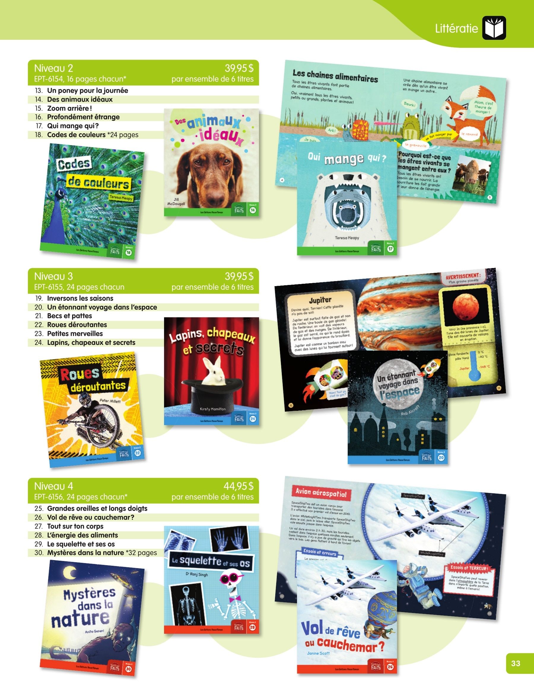 Les Éditions Passe-Temps Educational Products Catalog Flyer April 1, 2026 - June 30, 2027