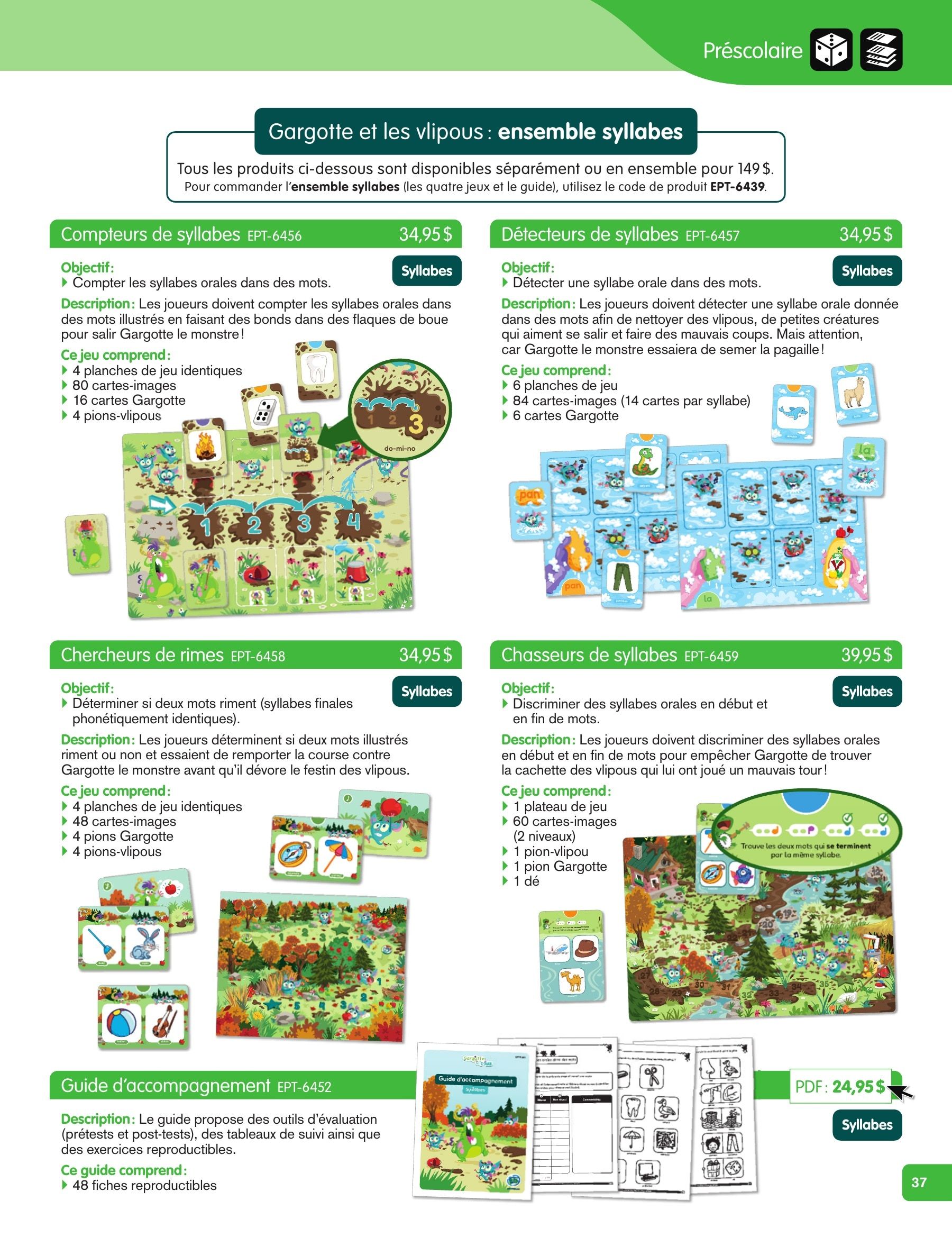 Les Éditions Passe-Temps Educational Products Catalog Flyer April 1, 2026 - June 30, 2027