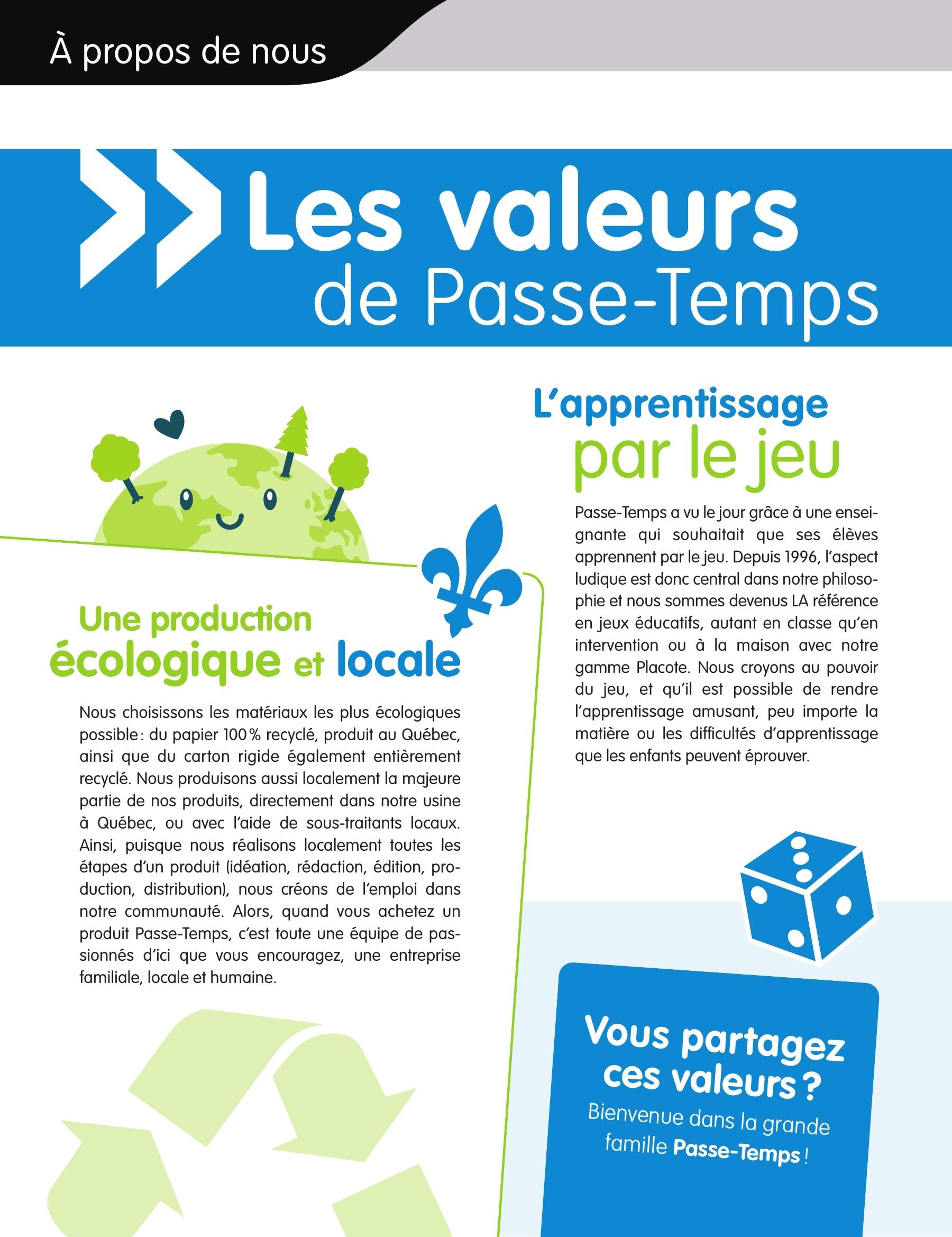 Les Éditions Passe-Temps Educational Products Catalog Flyer April 1, 2026 - June 30, 2027