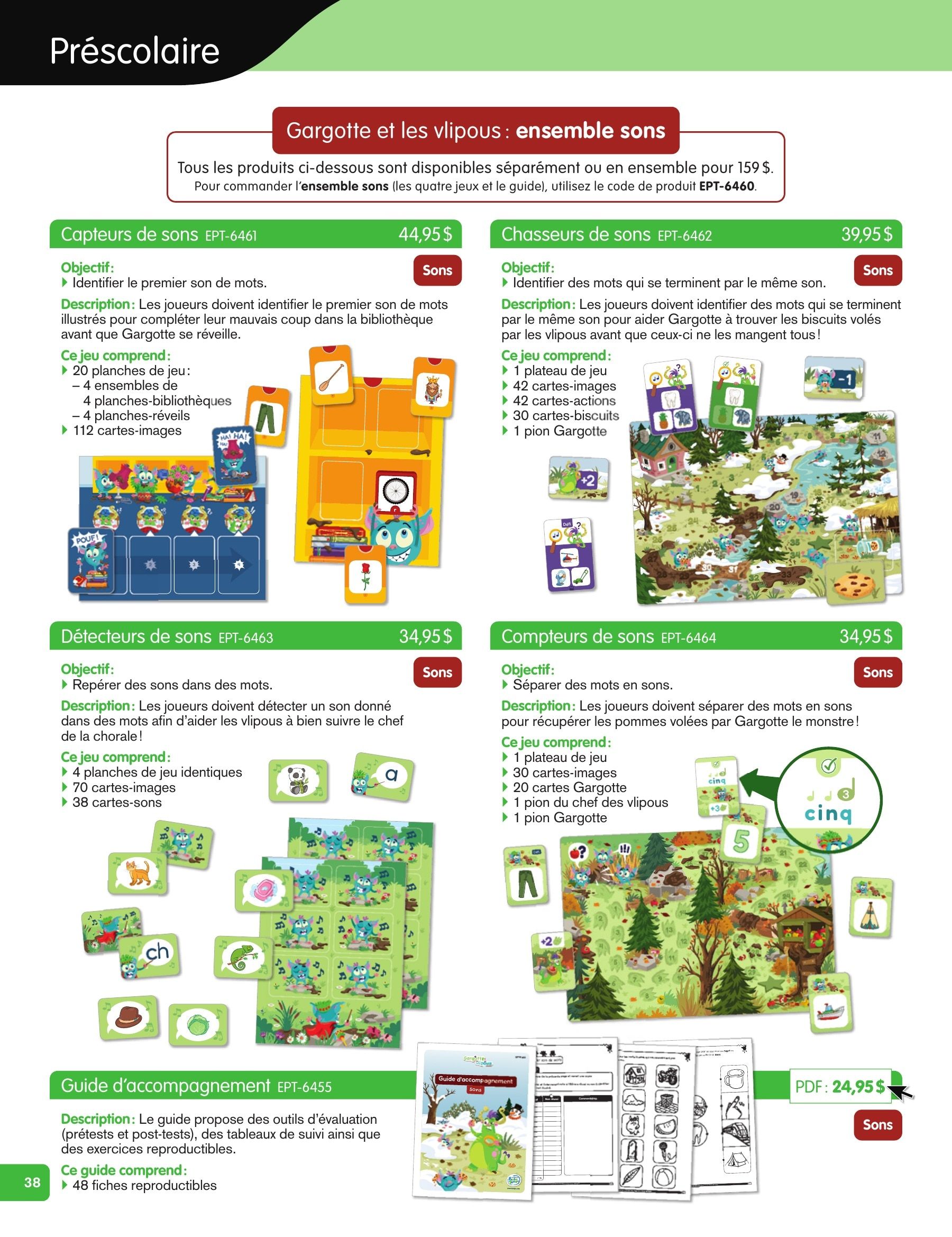 Les Éditions Passe-Temps Educational Products Catalog Flyer April 1, 2026 - June 30, 2027