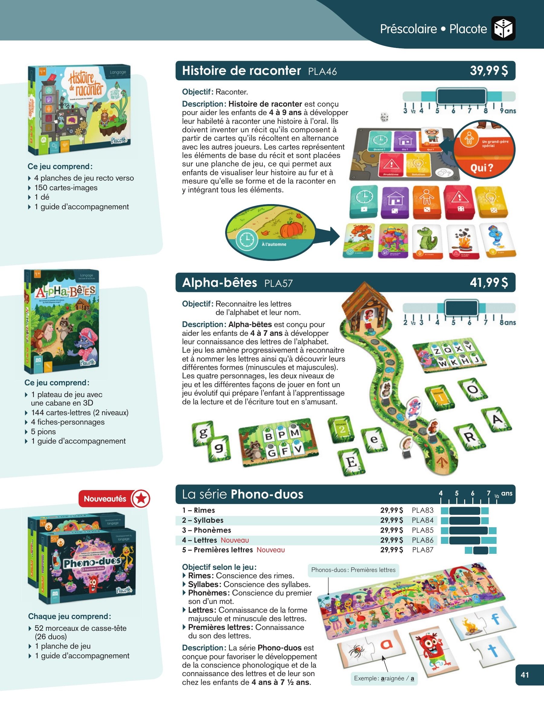 Les Éditions Passe-Temps Educational Products Catalog Flyer April 1, 2026 - June 30, 2027