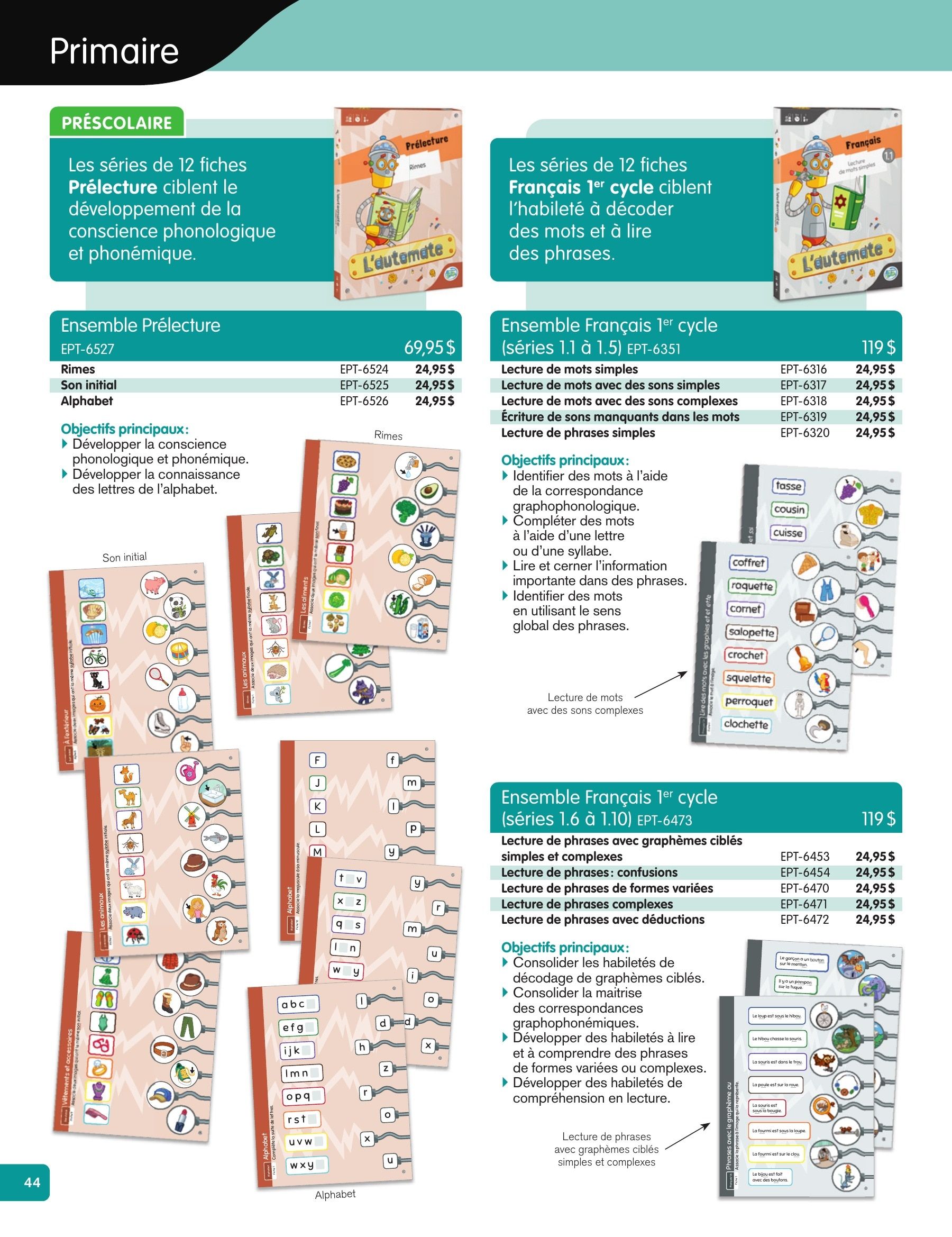 Les Éditions Passe-Temps Educational Products Catalog Flyer April 1, 2026 - June 30, 2027