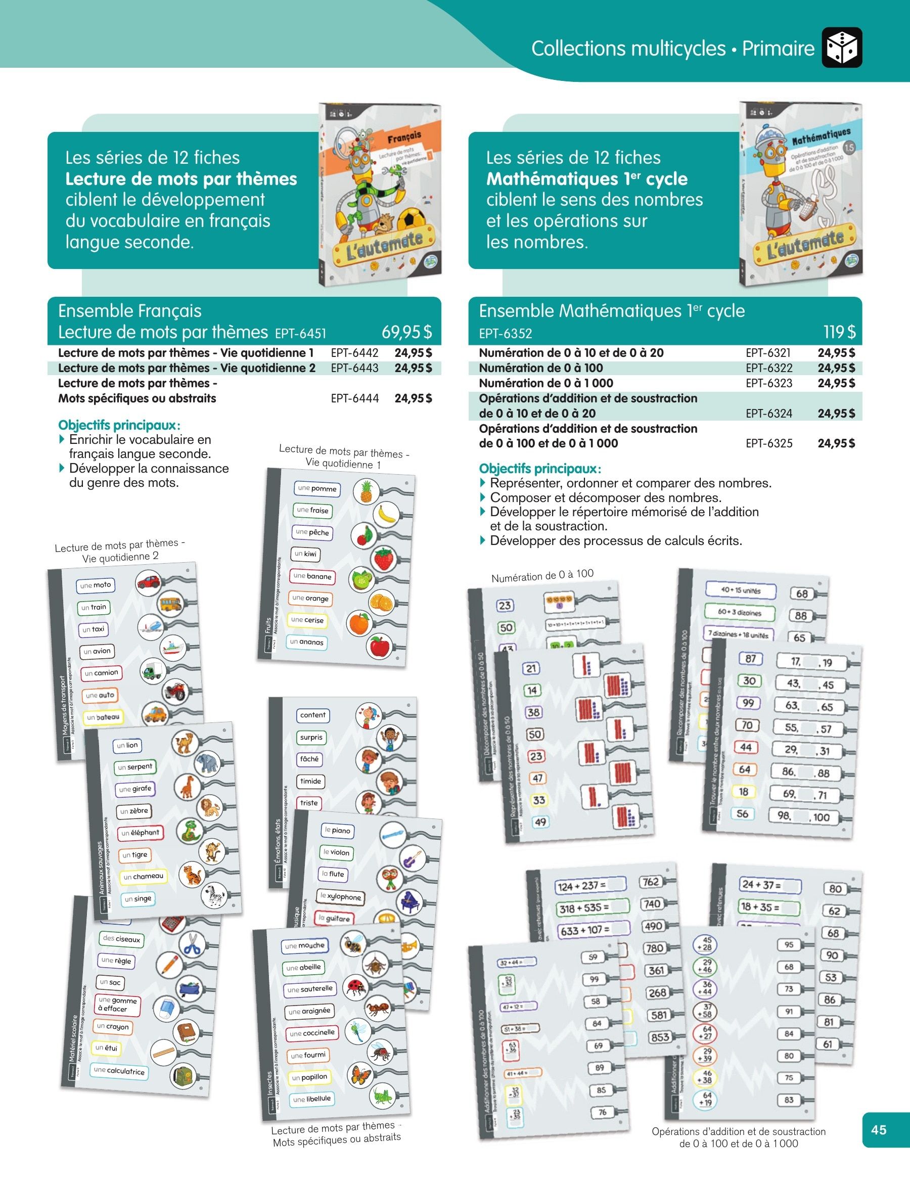 Les Éditions Passe-Temps Educational Products Catalog Flyer April 1, 2026 - June 30, 2027