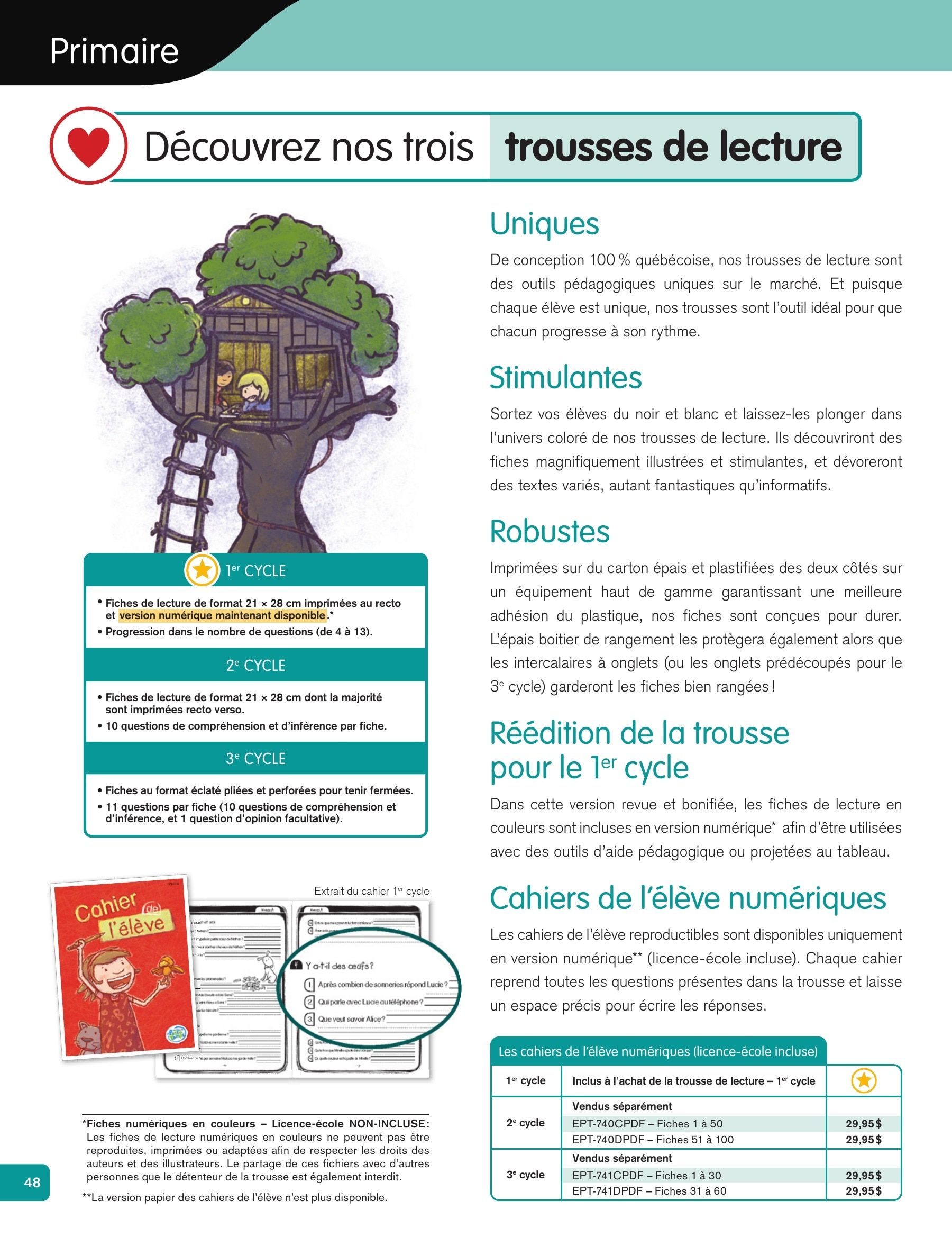 Les Éditions Passe-Temps Educational Products Catalog Flyer April 1, 2026 - June 30, 2027