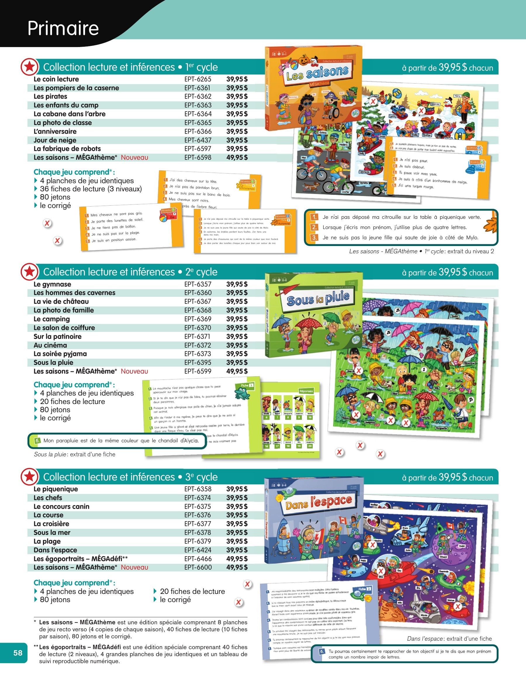 Les Éditions Passe-Temps Educational Products Catalog Flyer April 1, 2026 - June 30, 2027