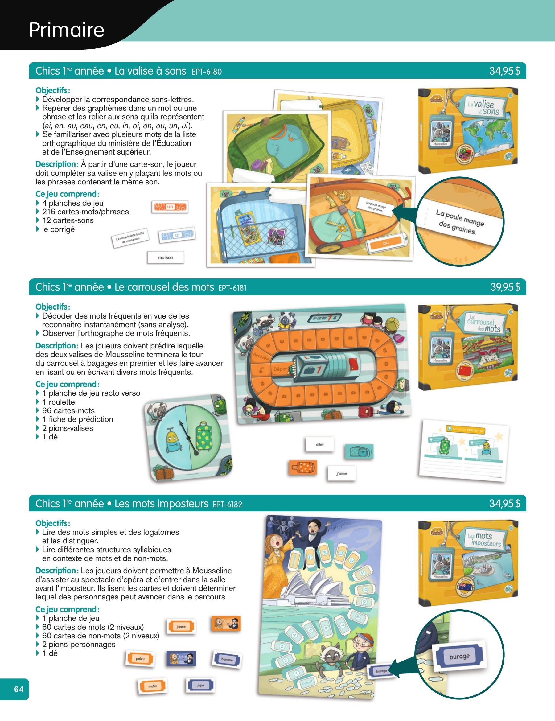 Les Éditions Passe-Temps Educational Products Catalog Flyer April 1, 2026 - June 30, 2027