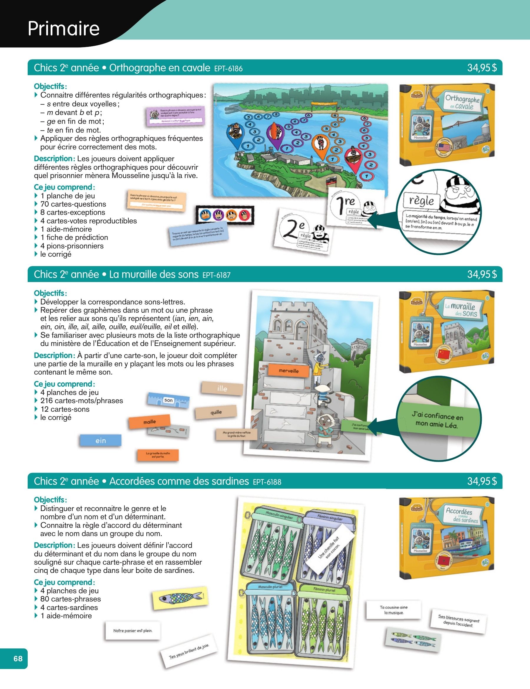 Les Éditions Passe-Temps Educational Products Catalog Flyer April 1, 2026 - June 30, 2027