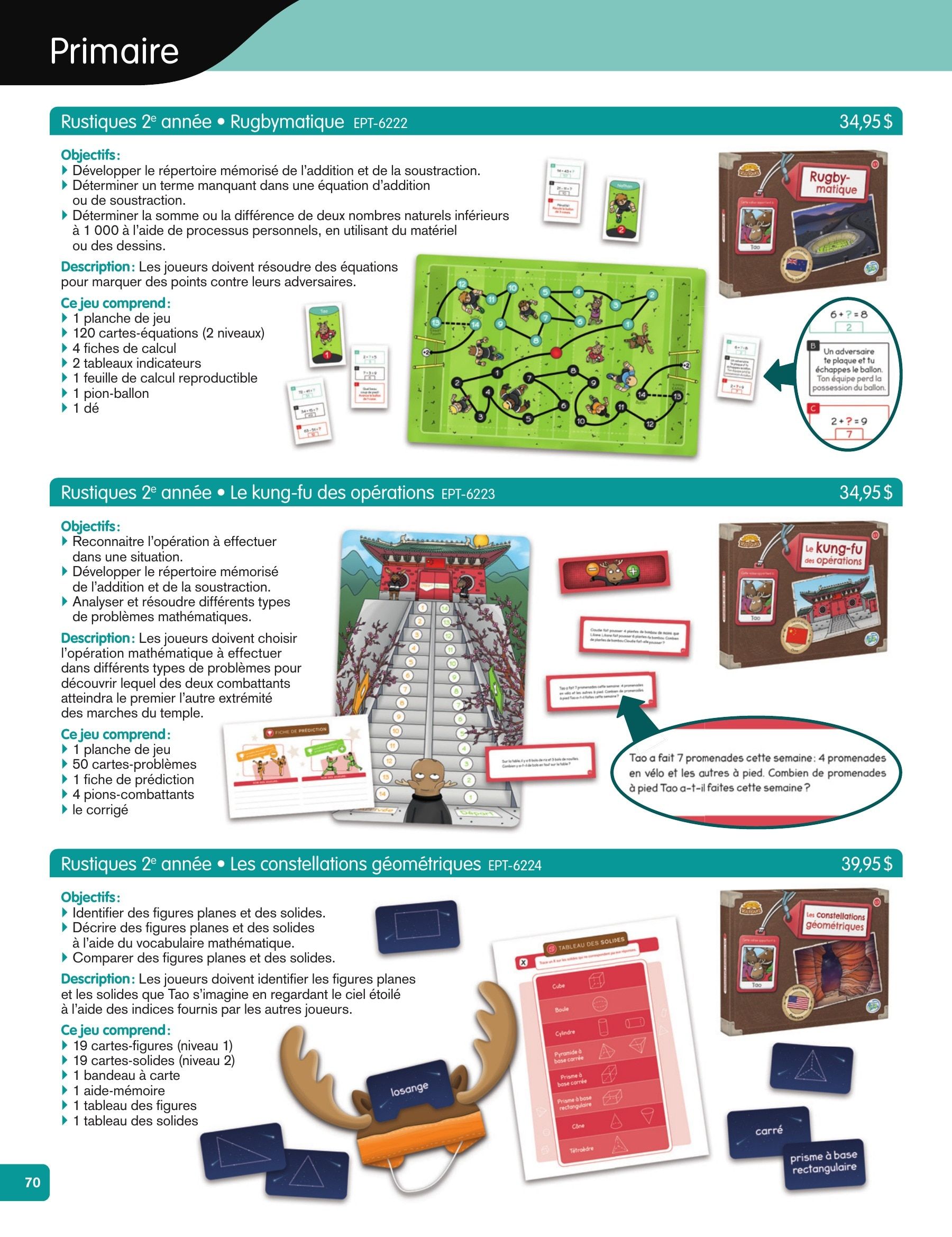 Les Éditions Passe-Temps Educational Products Catalog Flyer April 1, 2026 - June 30, 2027
