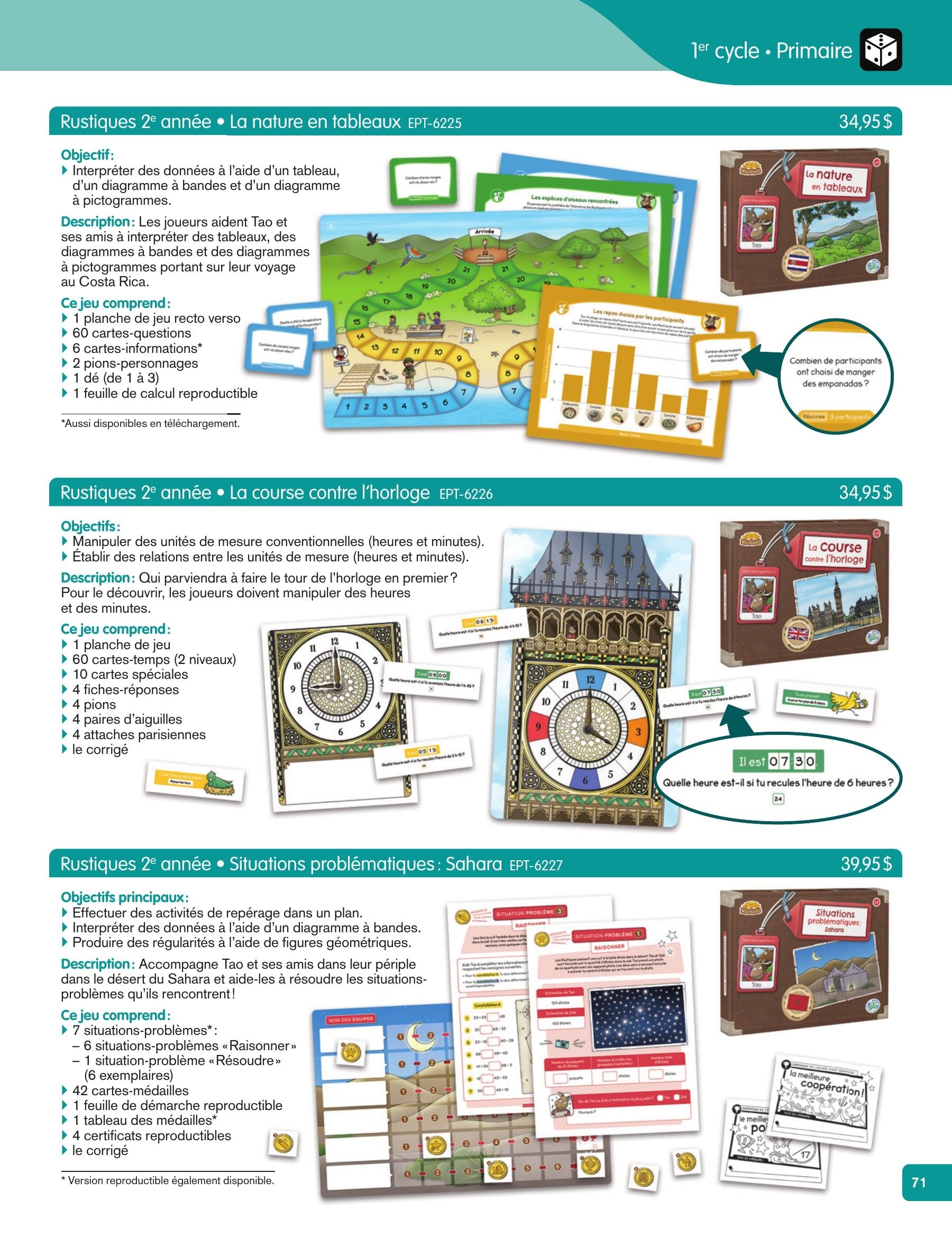 Les Éditions Passe-Temps Educational Products Catalog Flyer April 1, 2026 - June 30, 2027