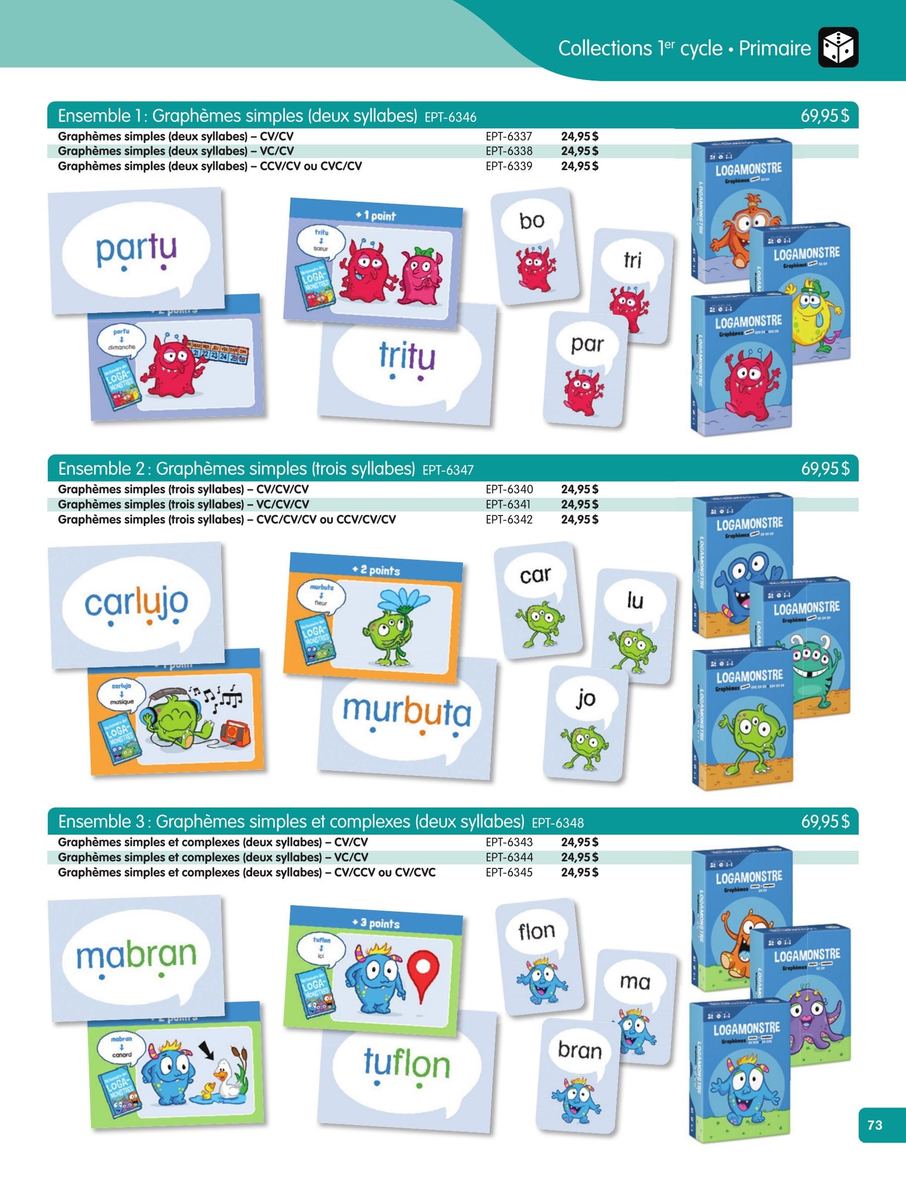 Les Éditions Passe-Temps Educational Products Catalog Flyer April 1, 2026 - June 30, 2027