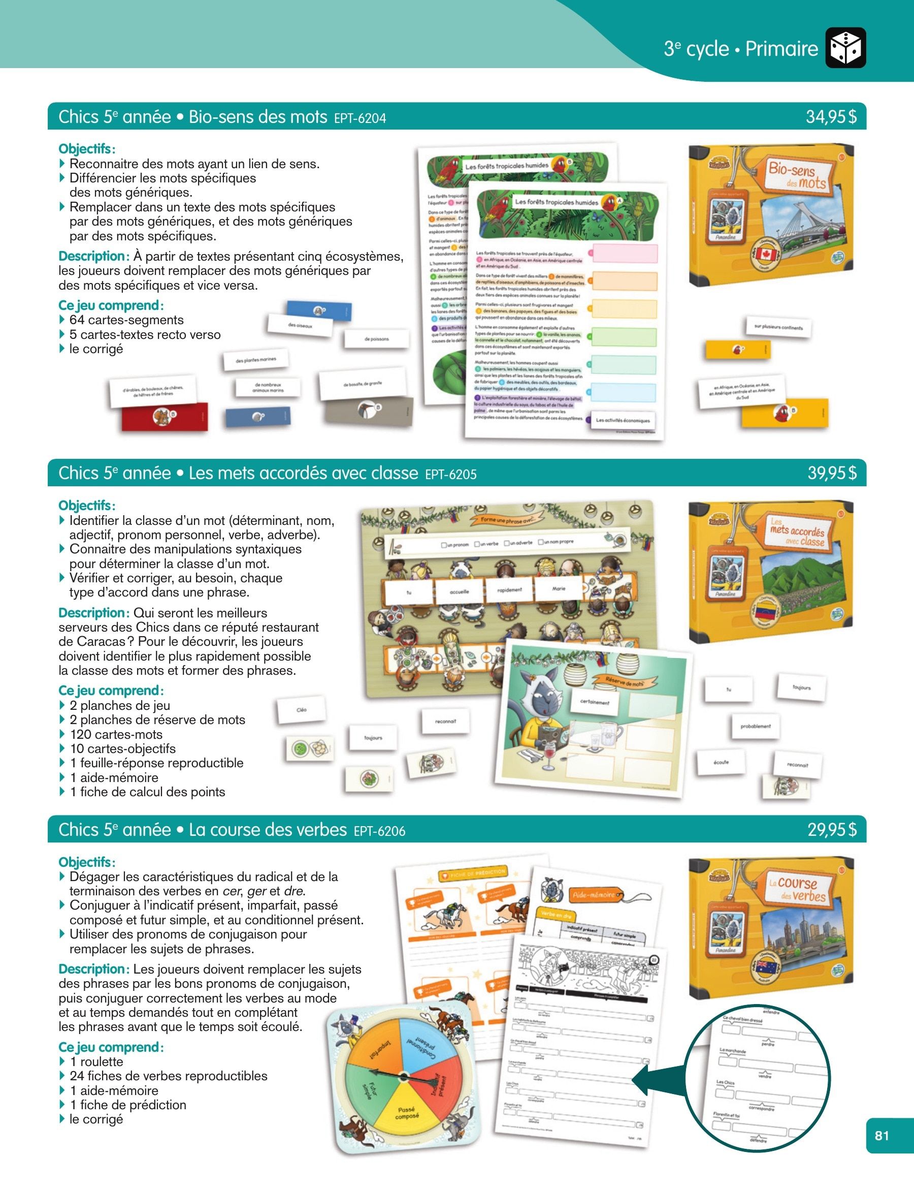 Les Éditions Passe-Temps Educational Products Catalog Flyer April 1, 2026 - June 30, 2027