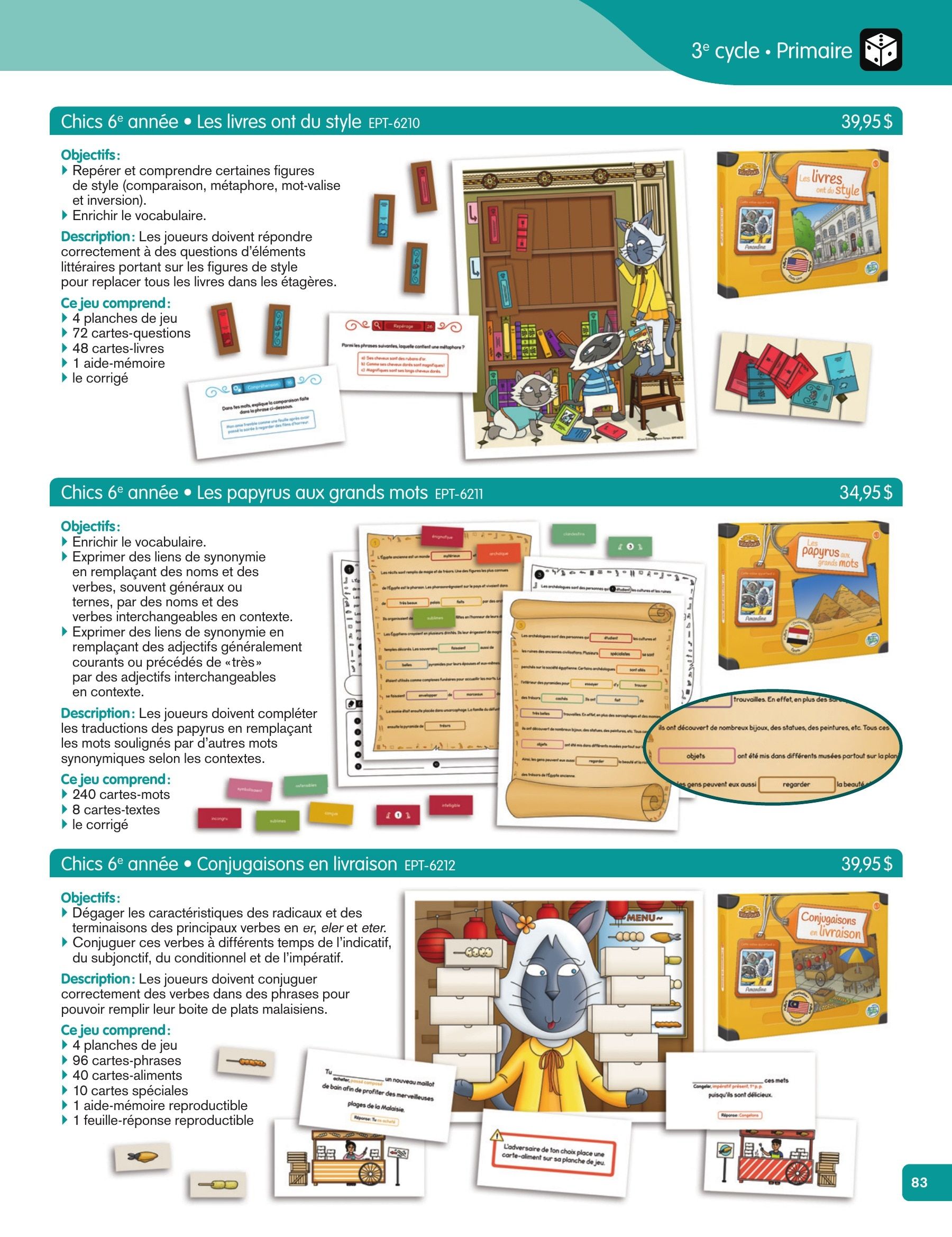 Les Éditions Passe-Temps Educational Products Catalog Flyer April 1, 2026 - June 30, 2027