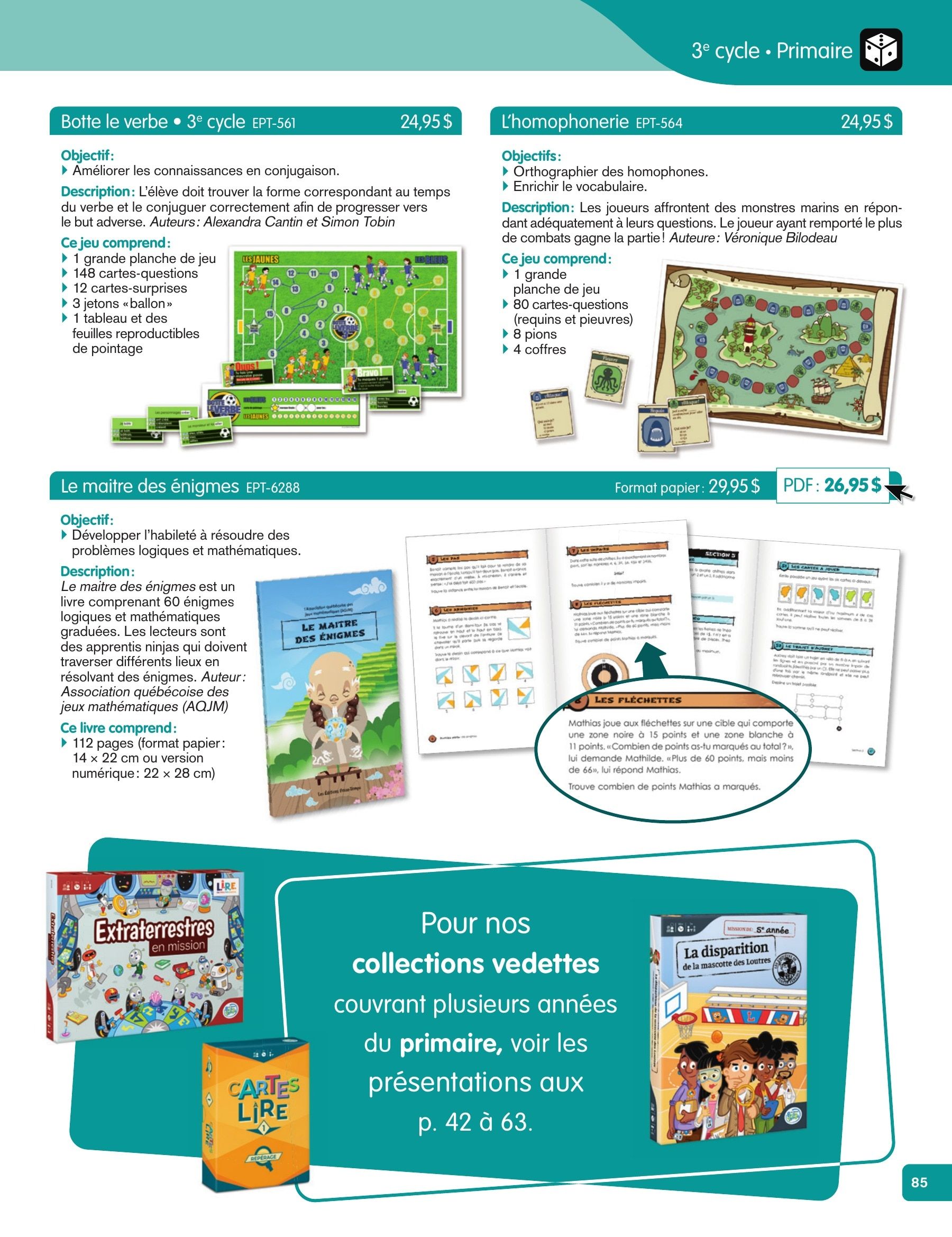 Les Éditions Passe-Temps Educational Products Catalog Flyer April 1, 2026 - June 30, 2027
