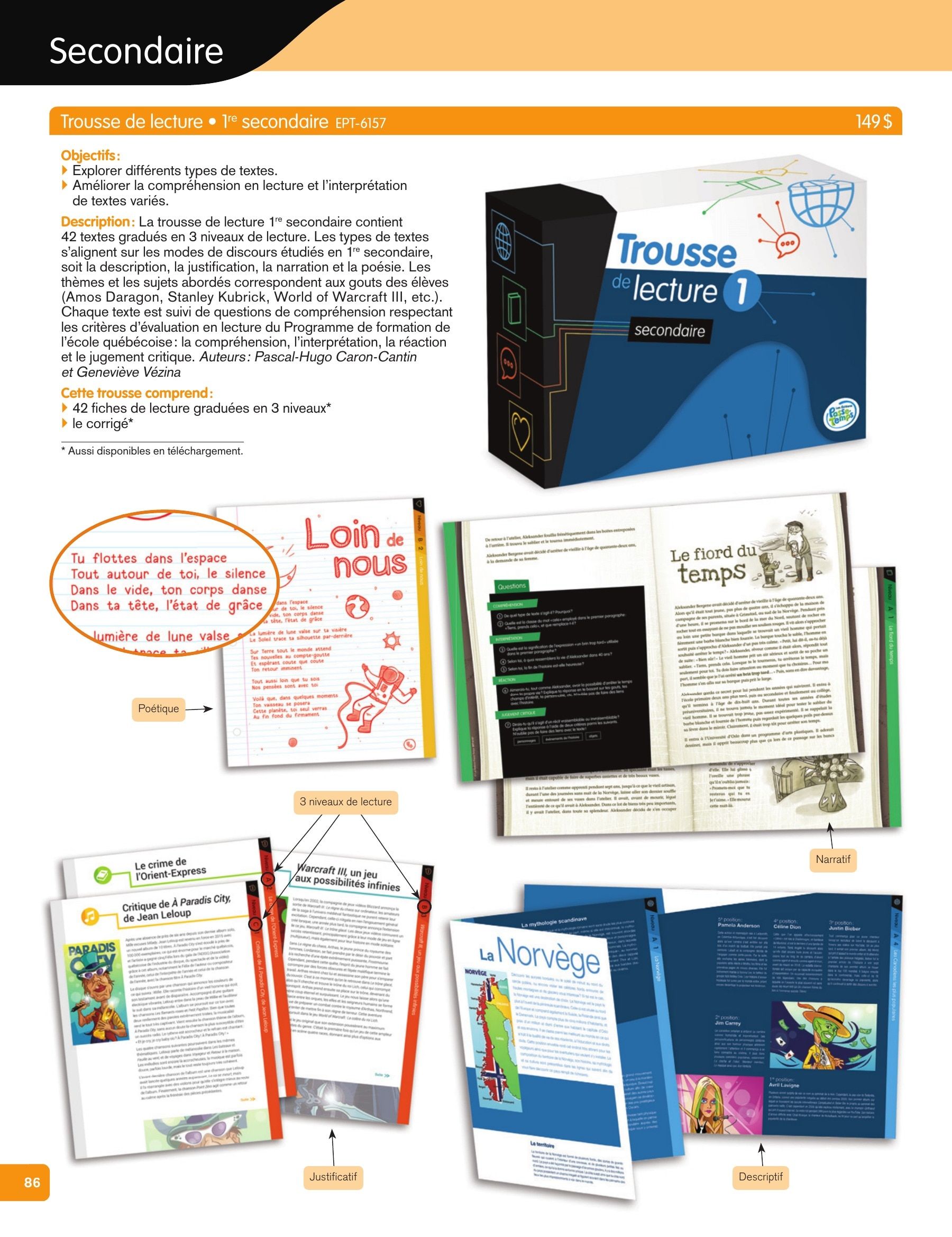 Les Éditions Passe-Temps Educational Products Catalog Flyer April 1, 2026 - June 30, 2027