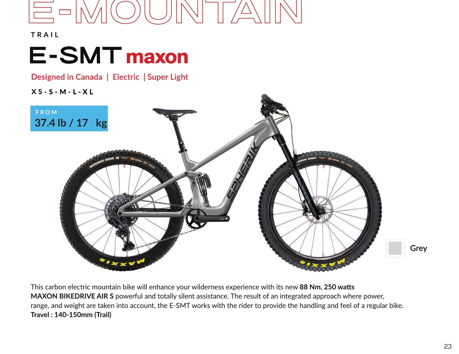 Spherik Bike (QC) Annual Bicycle Catalog Flyer January 1 - December 31, 2026