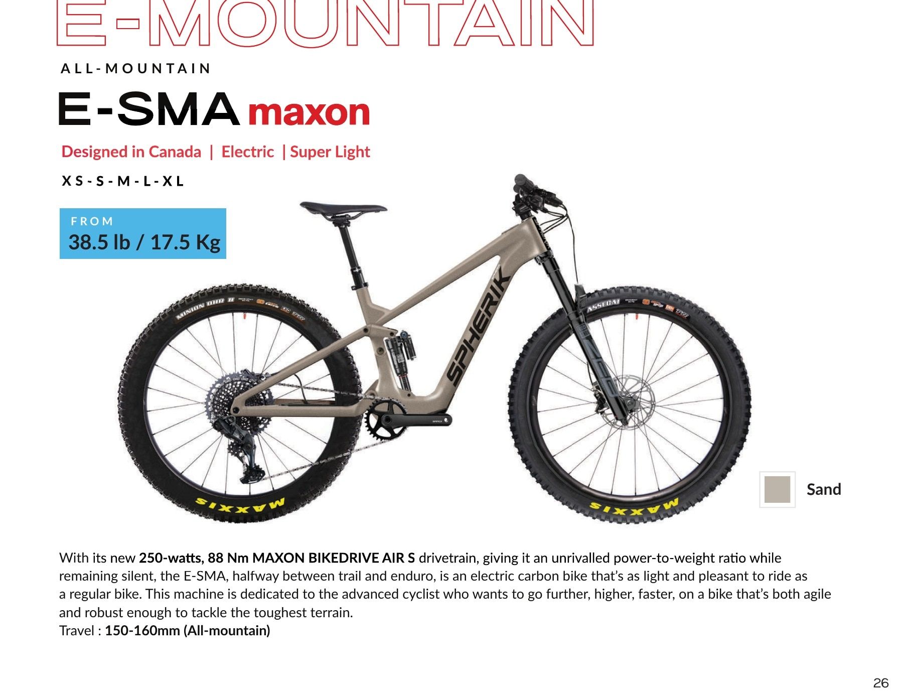 Spherik Bike (QC) Annual Bicycle Catalog Flyer January 1 - December 31, 2026