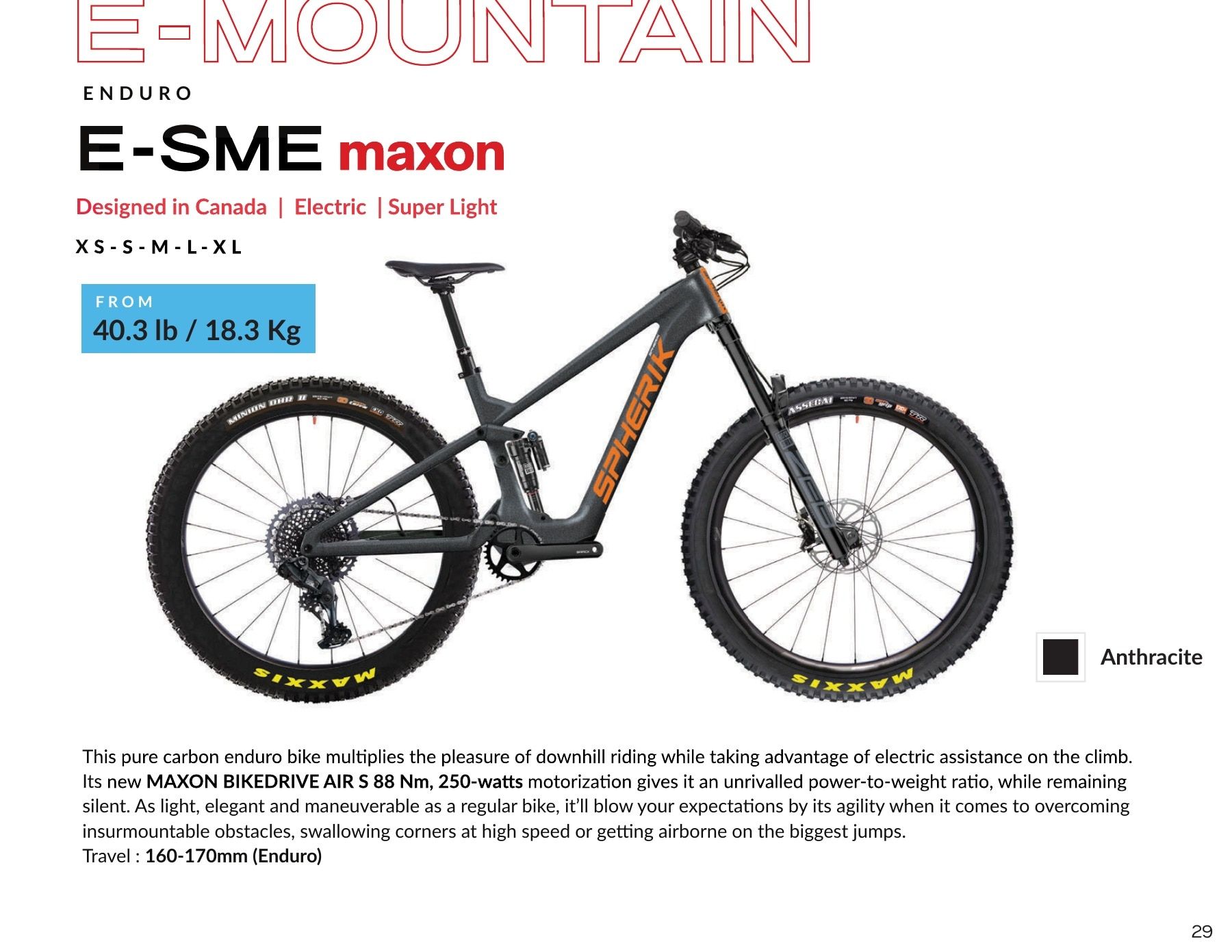 Spherik Bike (QC) Annual Bicycle Catalog Flyer January 1 - December 31, 2026