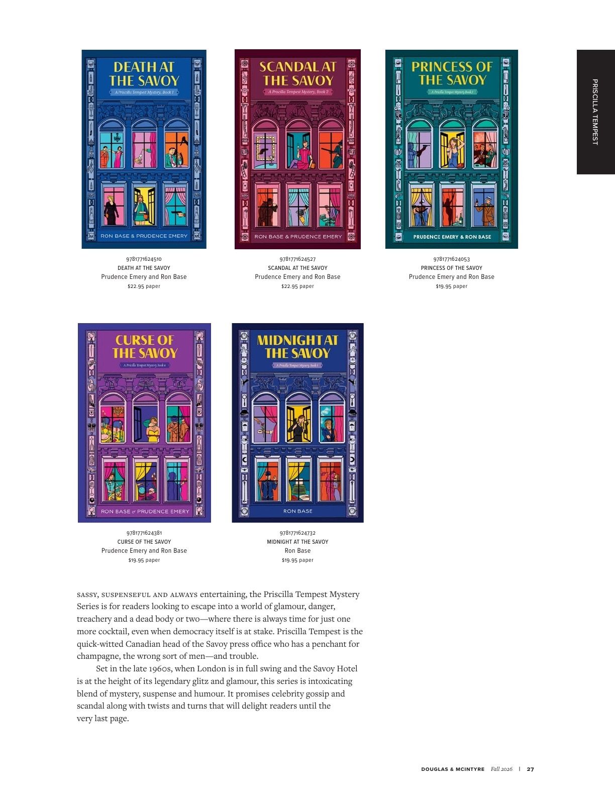 Harbour Publishing Douglas & McIntyre Fall 2026 Catalogue Flyer January 1 - December 31, 2026