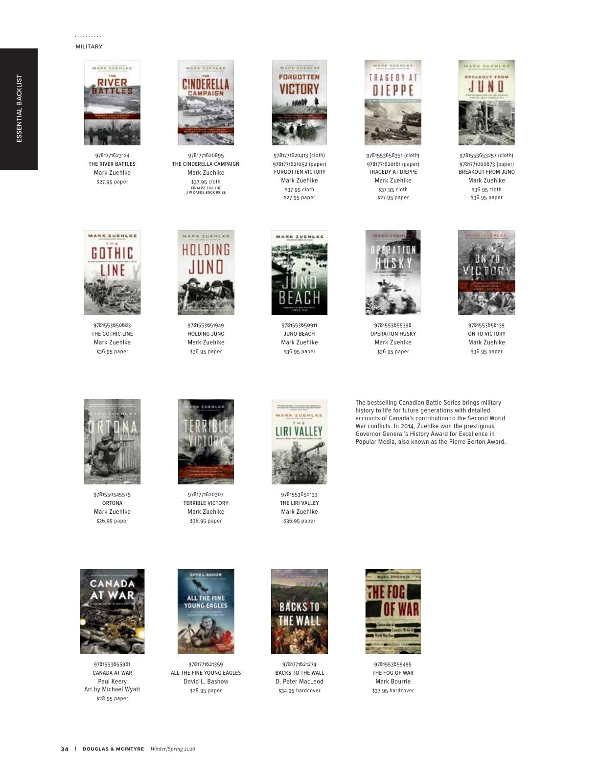 Harbour Publishing Douglas & McIntyre Spring 2026 Catalogue Flyer January 1 - December 31, 2026