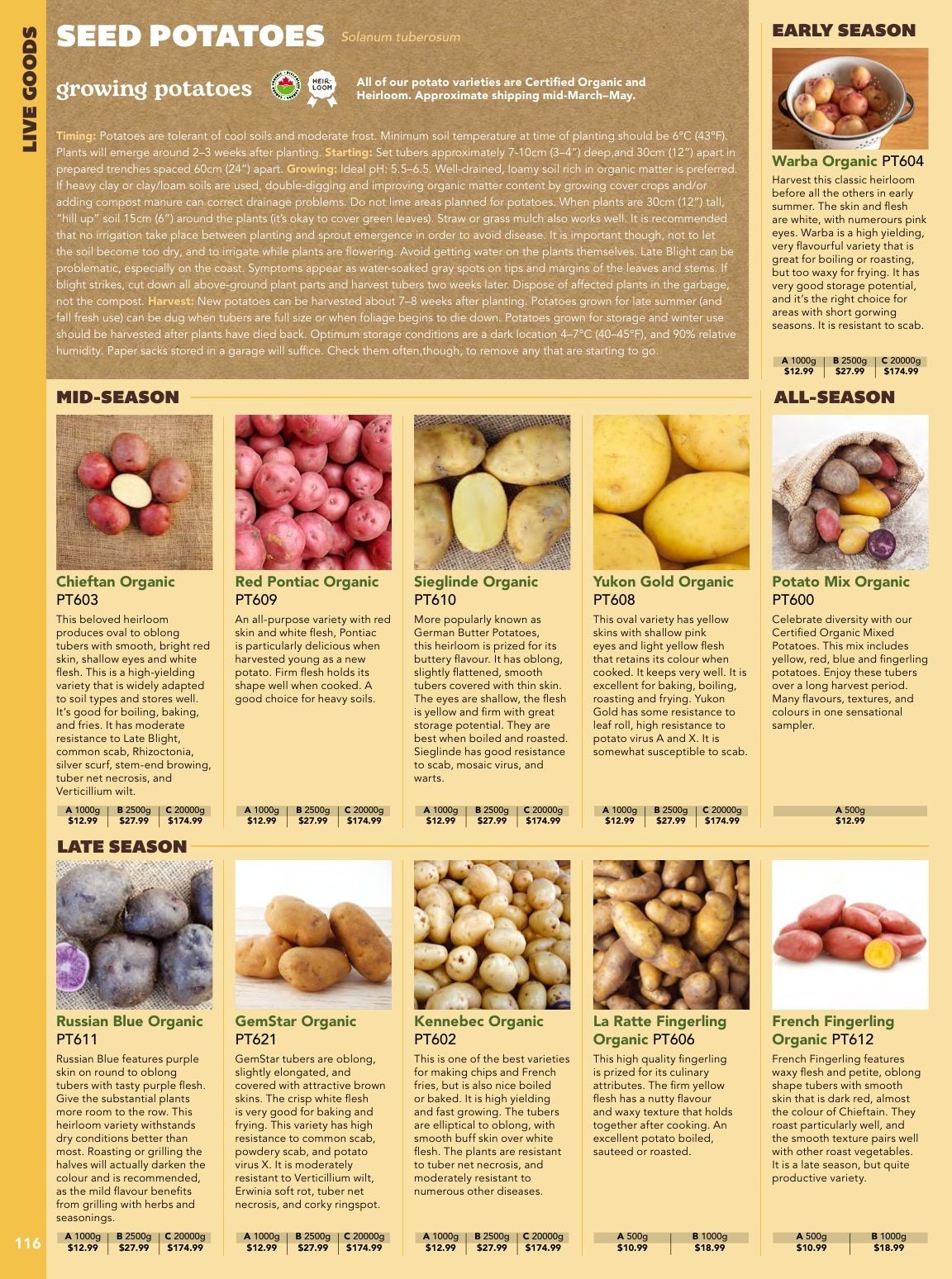 West Coast Seeds Growing Guide Flyer January 1 - December 31, 2026