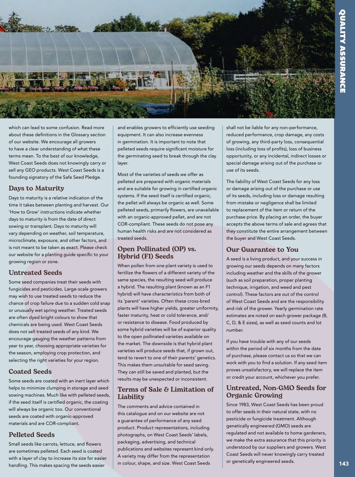 West Coast Seeds Growing Guide Flyer January 1 - December 31, 2026