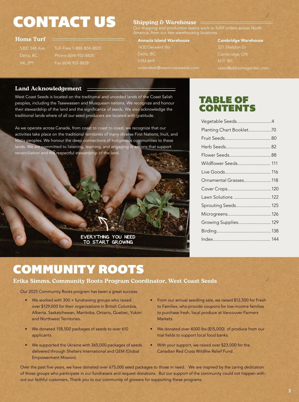 West Coast Seeds Growing Guide Flyer January 1 - December 31, 2026