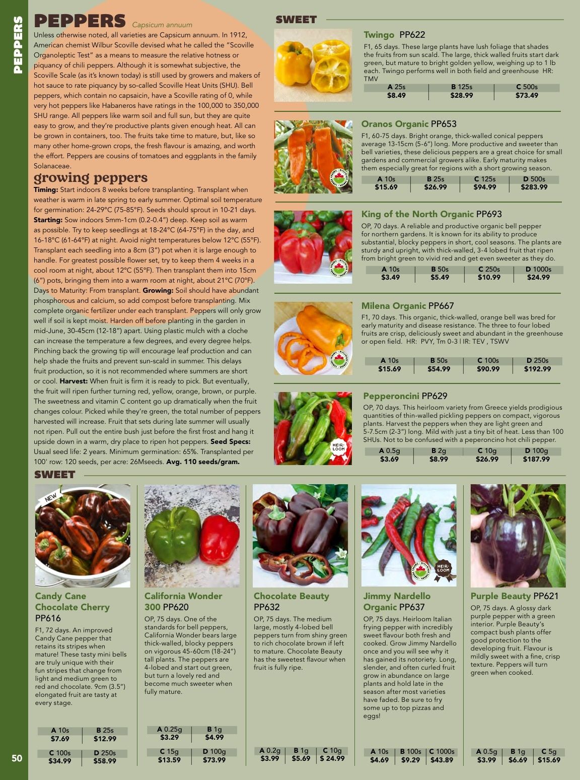 West Coast Seeds Growing Guide Flyer January 1 - December 31, 2026