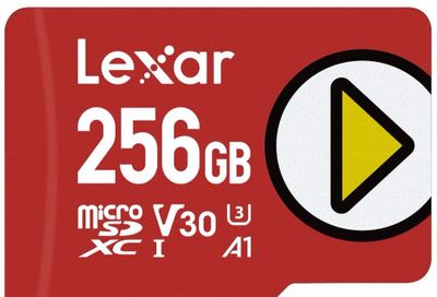 Walmart: Lexar Play 256GB MicroSDXC Digital Memory Card A1