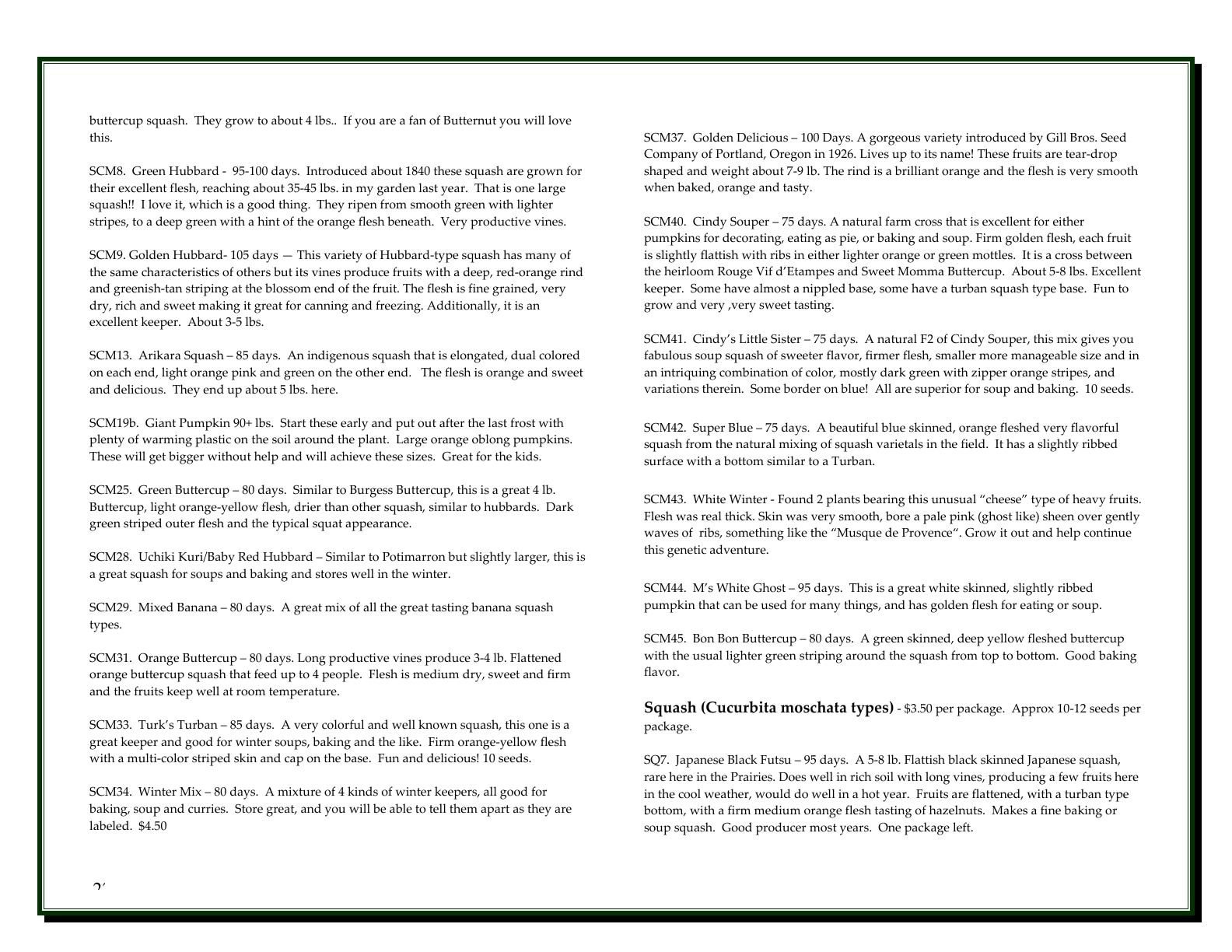 A'Bunadh Seeds Seed Catalogue Flyer January 1 - December 31, 2026