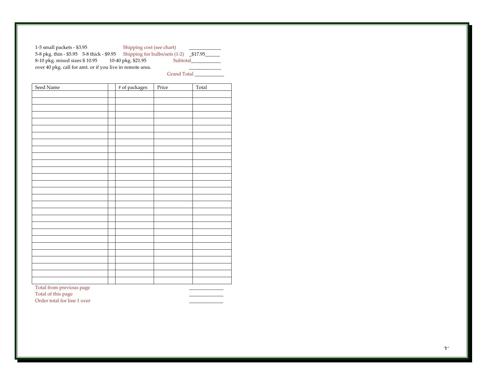 A'Bunadh Seeds Seed Catalogue Flyer January 1 - December 31, 2026