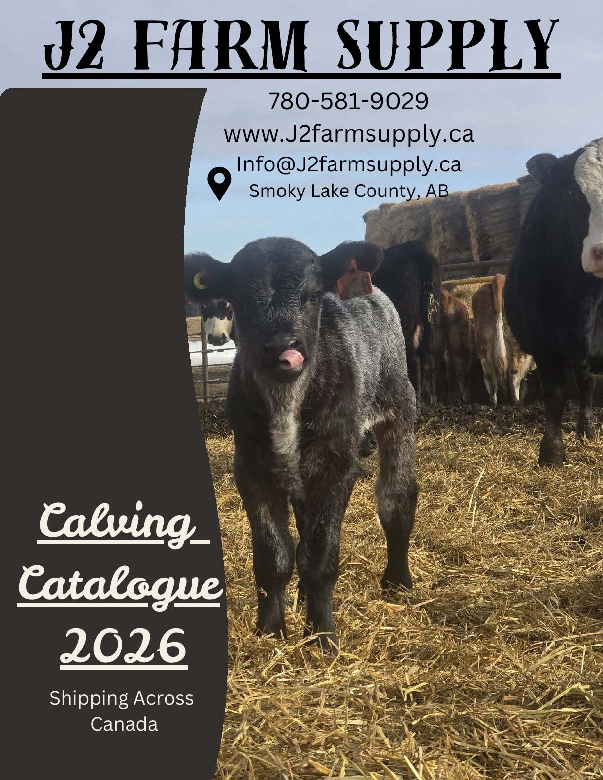 J2 Farm Supply Calving Catalogue Flyer January 1 - December 31, 2026