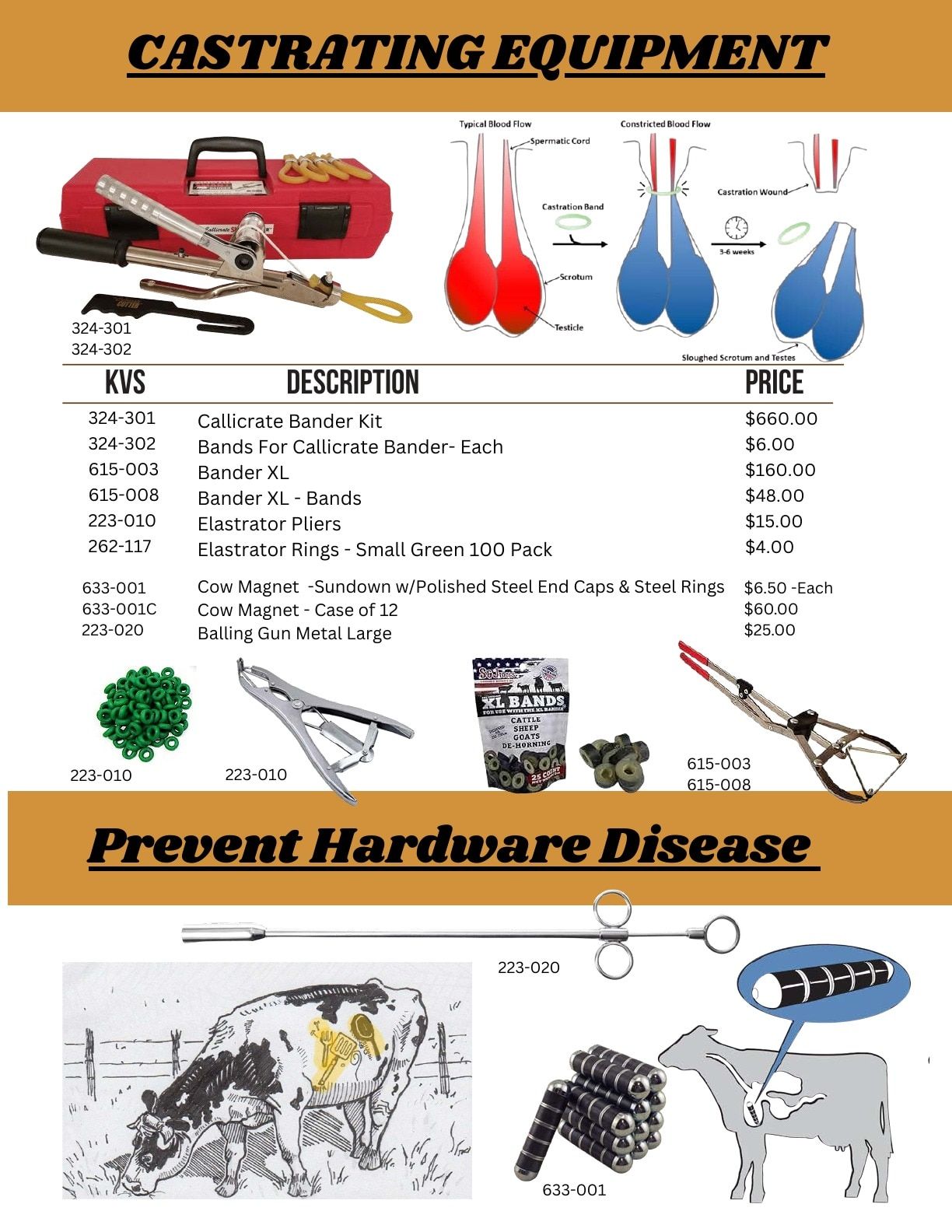 J2 Farm Supply Calving Catalogue Flyer January 1 - December 31, 2026