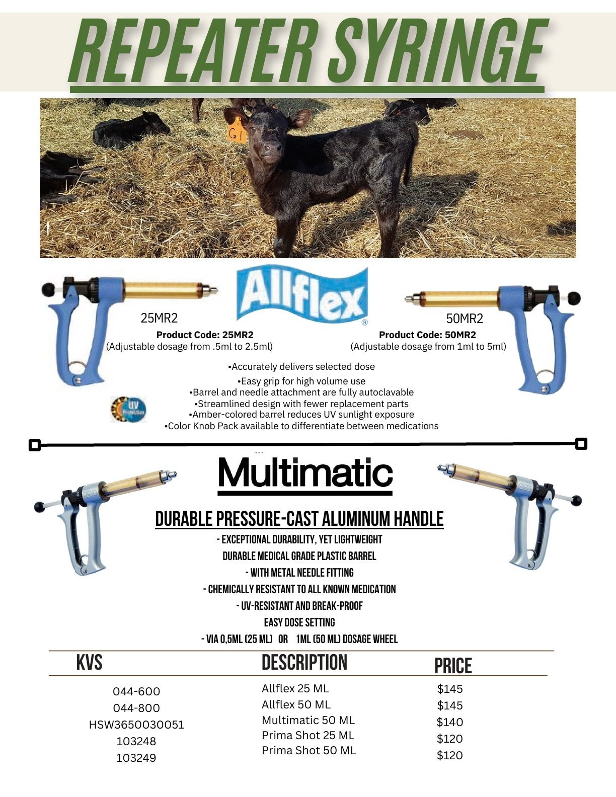 J2 Farm Supply Calving Catalogue Flyer January 1 - December 31, 2026