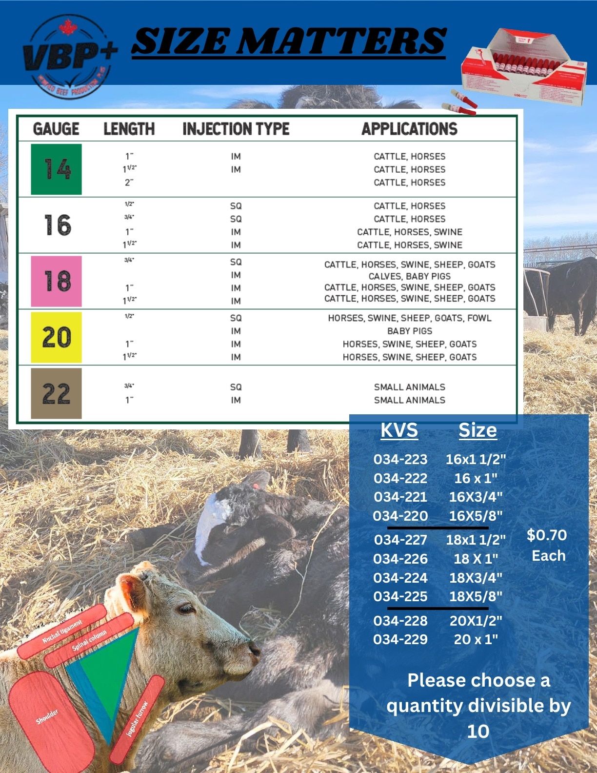 J2 Farm Supply Calving Catalogue Flyer January 1 - December 31, 2026