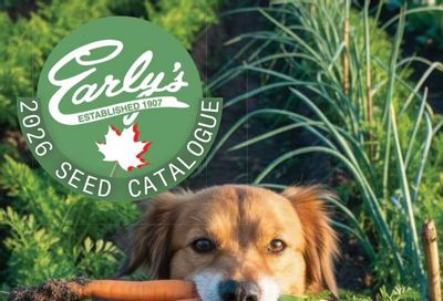 Early's Farm & Garden Centre Seed Catalogue Flyer January 1 - December 31, 2026