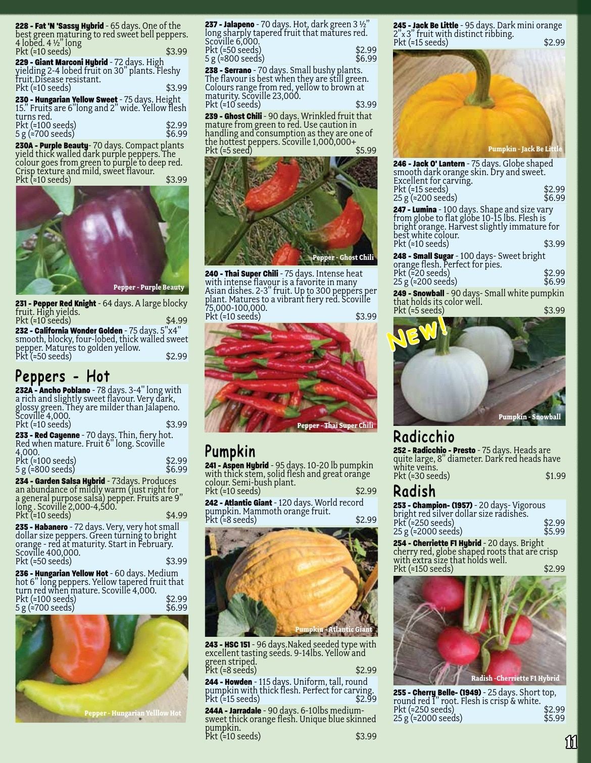 Early's Farm & Garden Centre Seed Catalogue Flyer January 1 - December 31, 2026