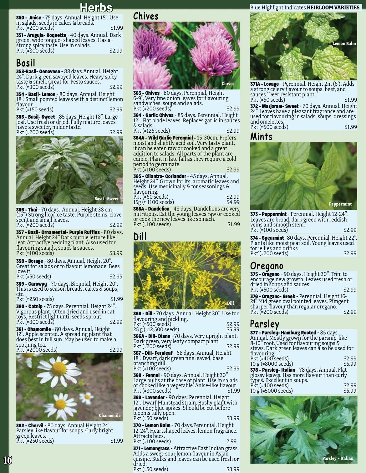 Early's Farm & Garden Centre Seed Catalogue Flyer January 1 - December 31, 2026