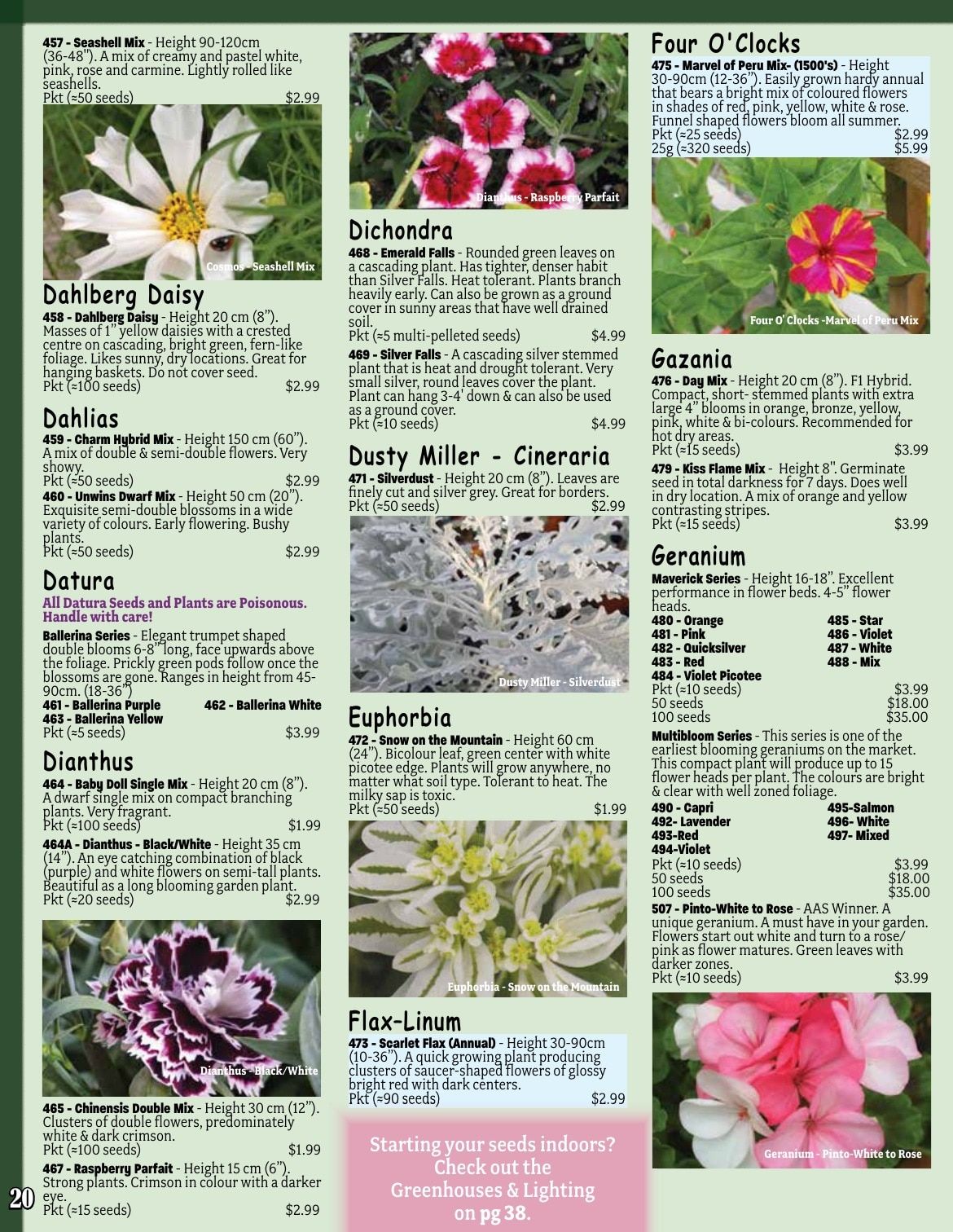 Early's Farm & Garden Centre Seed Catalogue Flyer January 1 - December 31, 2026