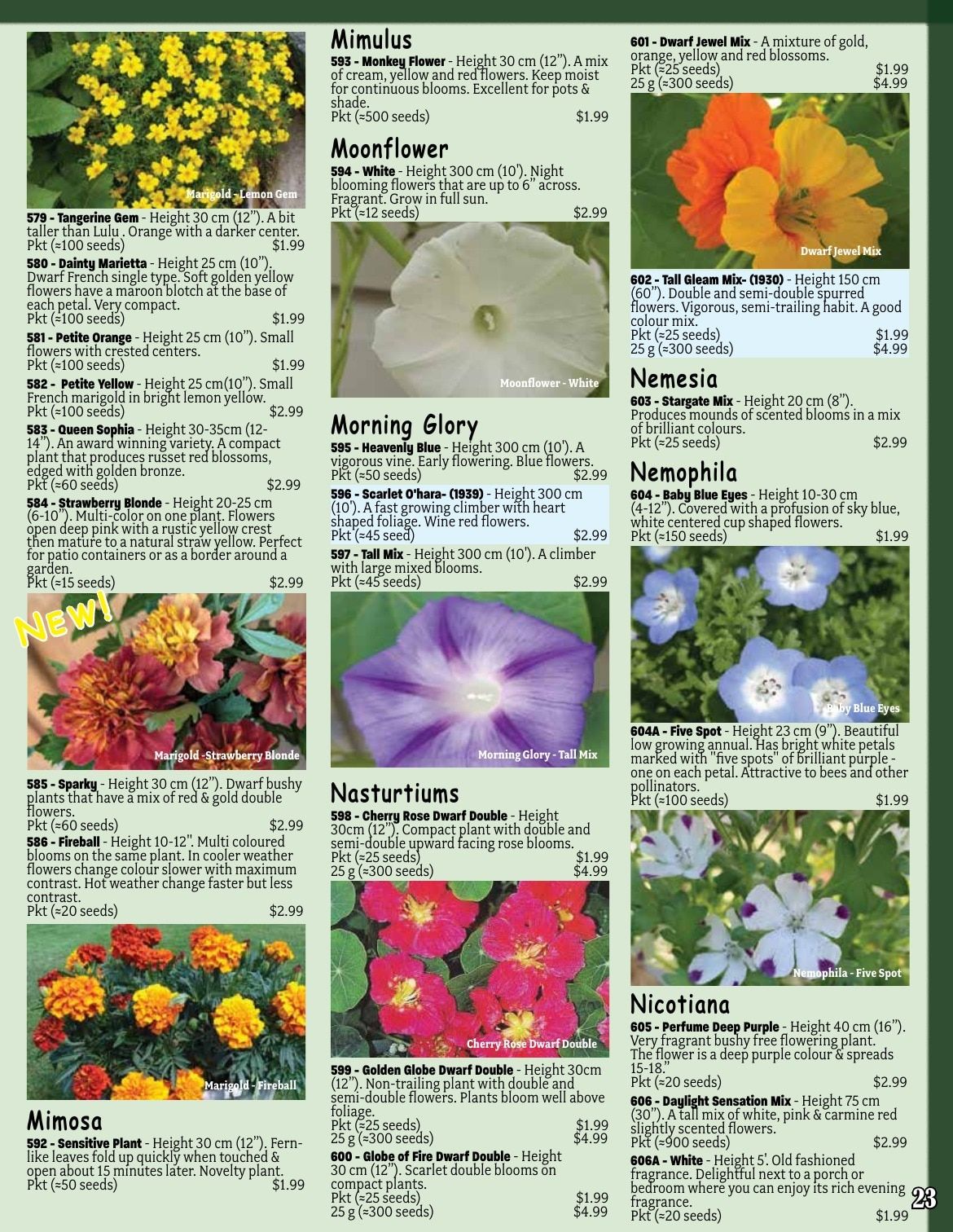 Early's Farm & Garden Centre Seed Catalogue Flyer January 1 - December 31, 2026