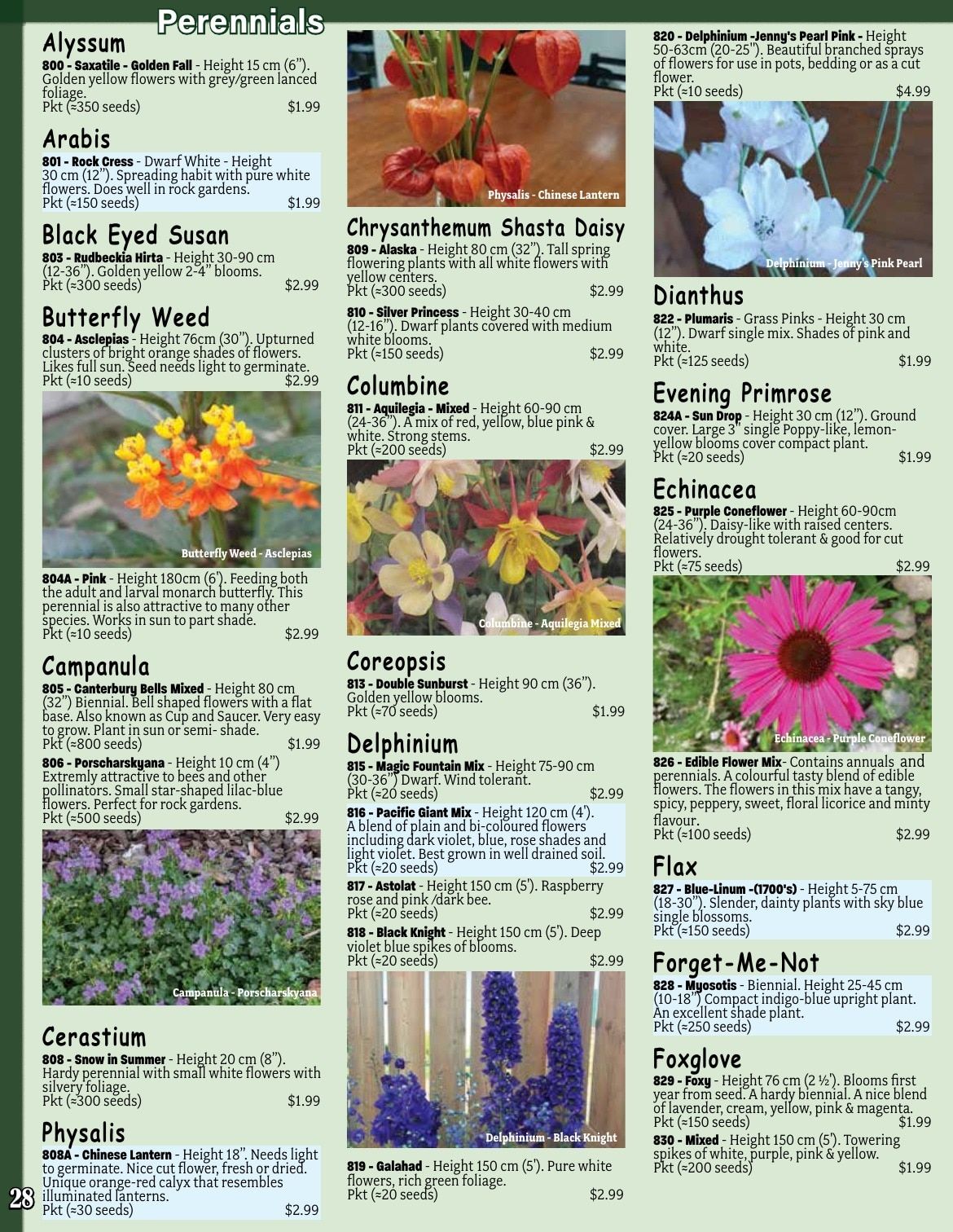 Early's Farm & Garden Centre Seed Catalogue Flyer January 1 - December 31, 2026