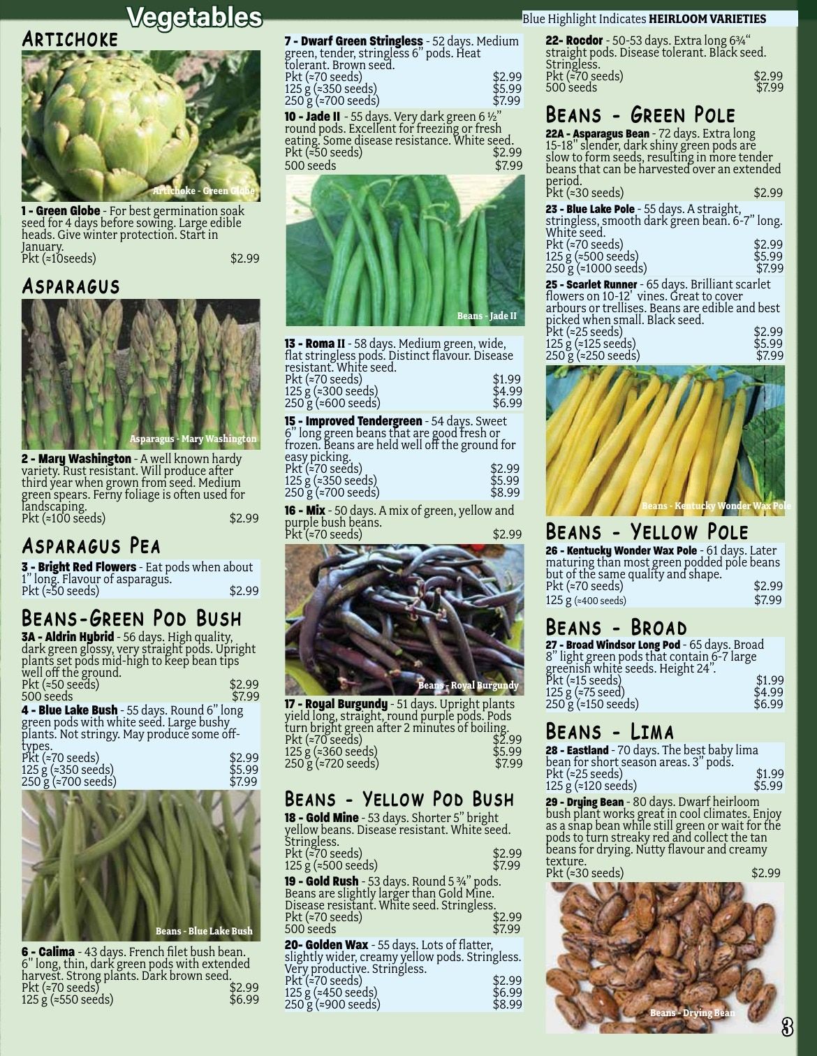 Early's Farm & Garden Centre Seed Catalogue Flyer January 1 - December 31, 2026