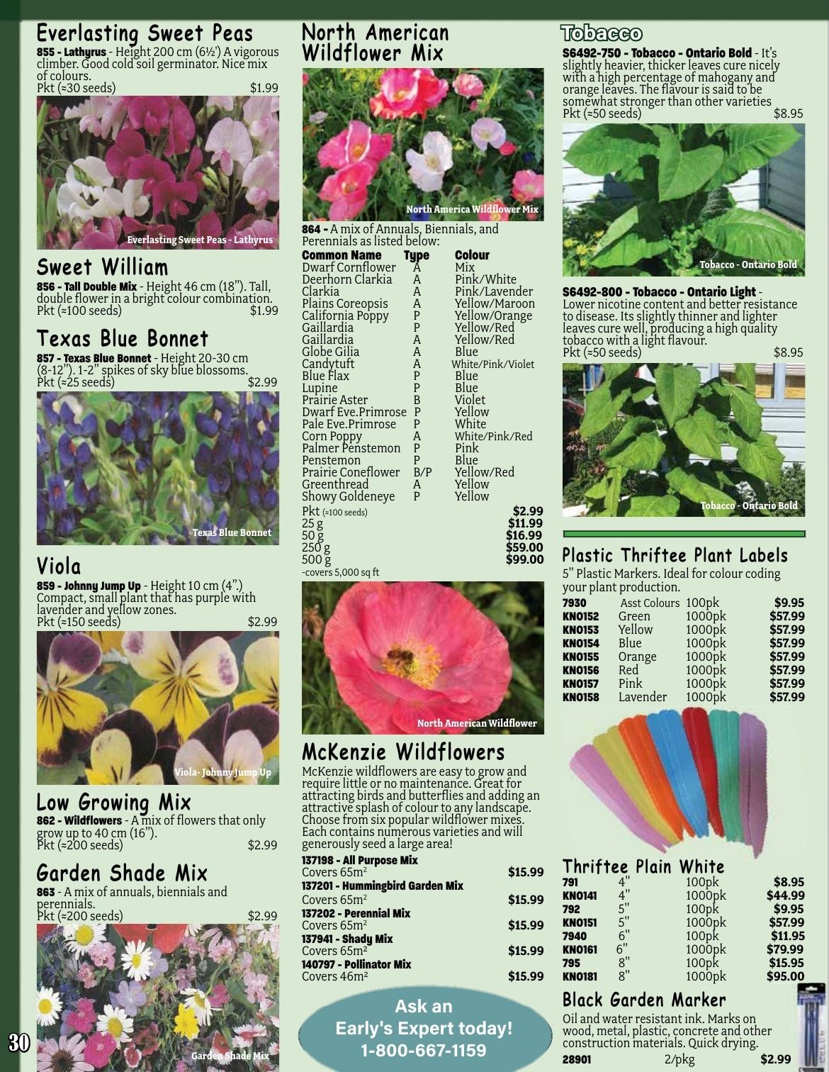 Early's Farm & Garden Centre Seed Catalogue Flyer January 1 - December 31, 2026